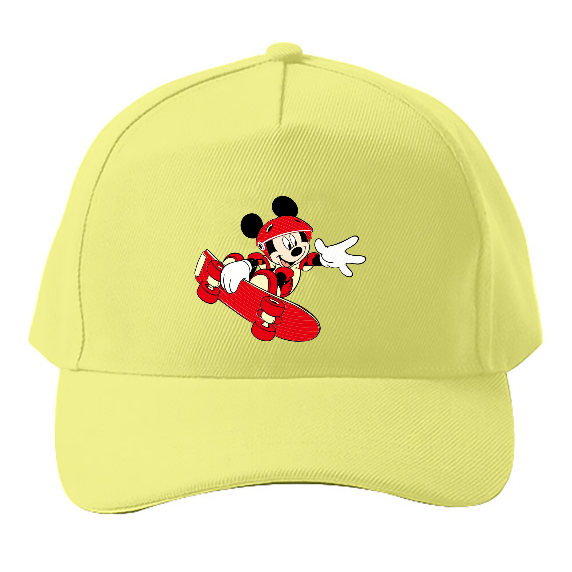 （画像用） ミッキーマウス Mickey Mouse ベースボールキャップ 綿100％ 男女兼用 帽子 スポーツ