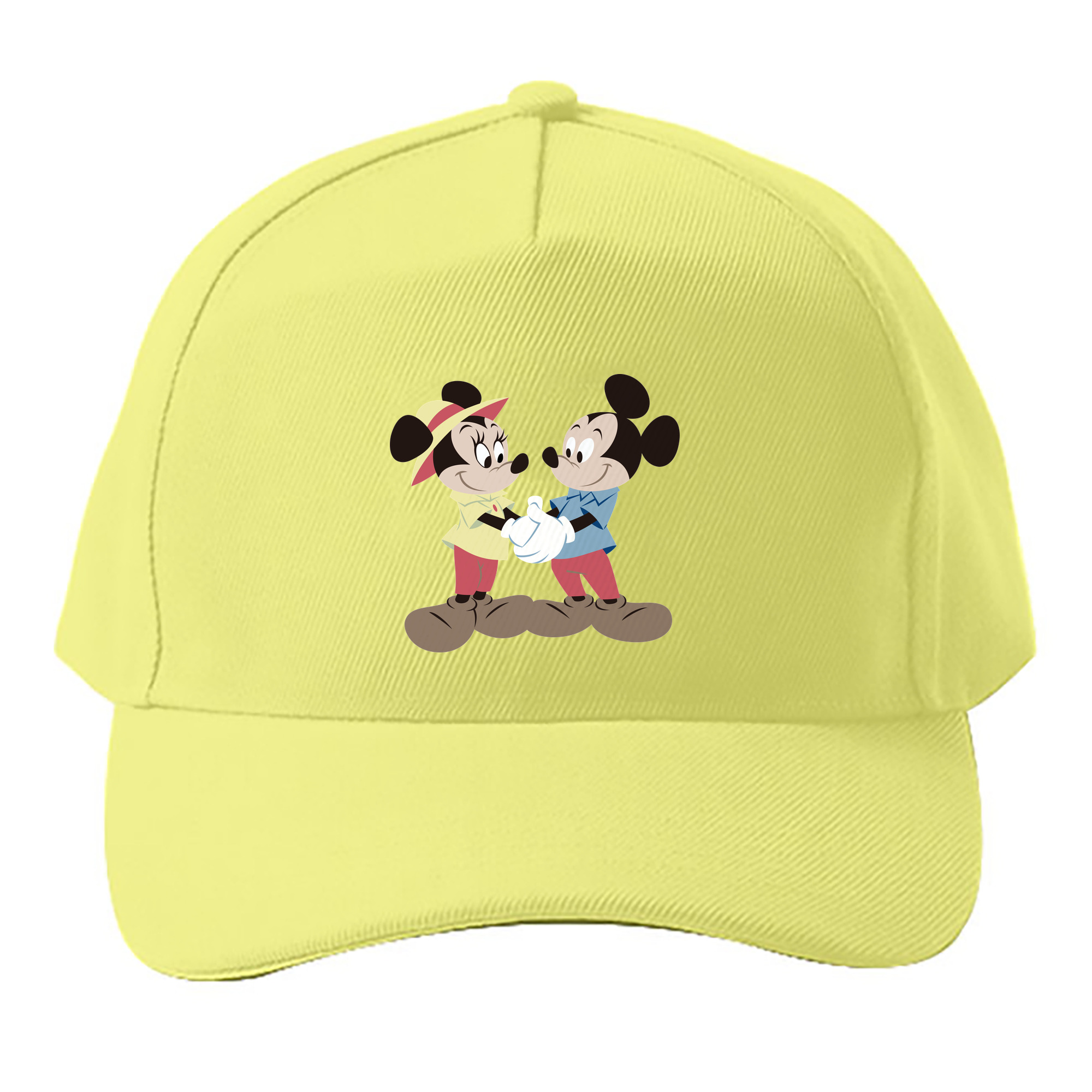 （画像用） ミッキーマウス Mickey Mouse ベースボールキャップ 綿100％ 男女兼用 帽子 スポーツ