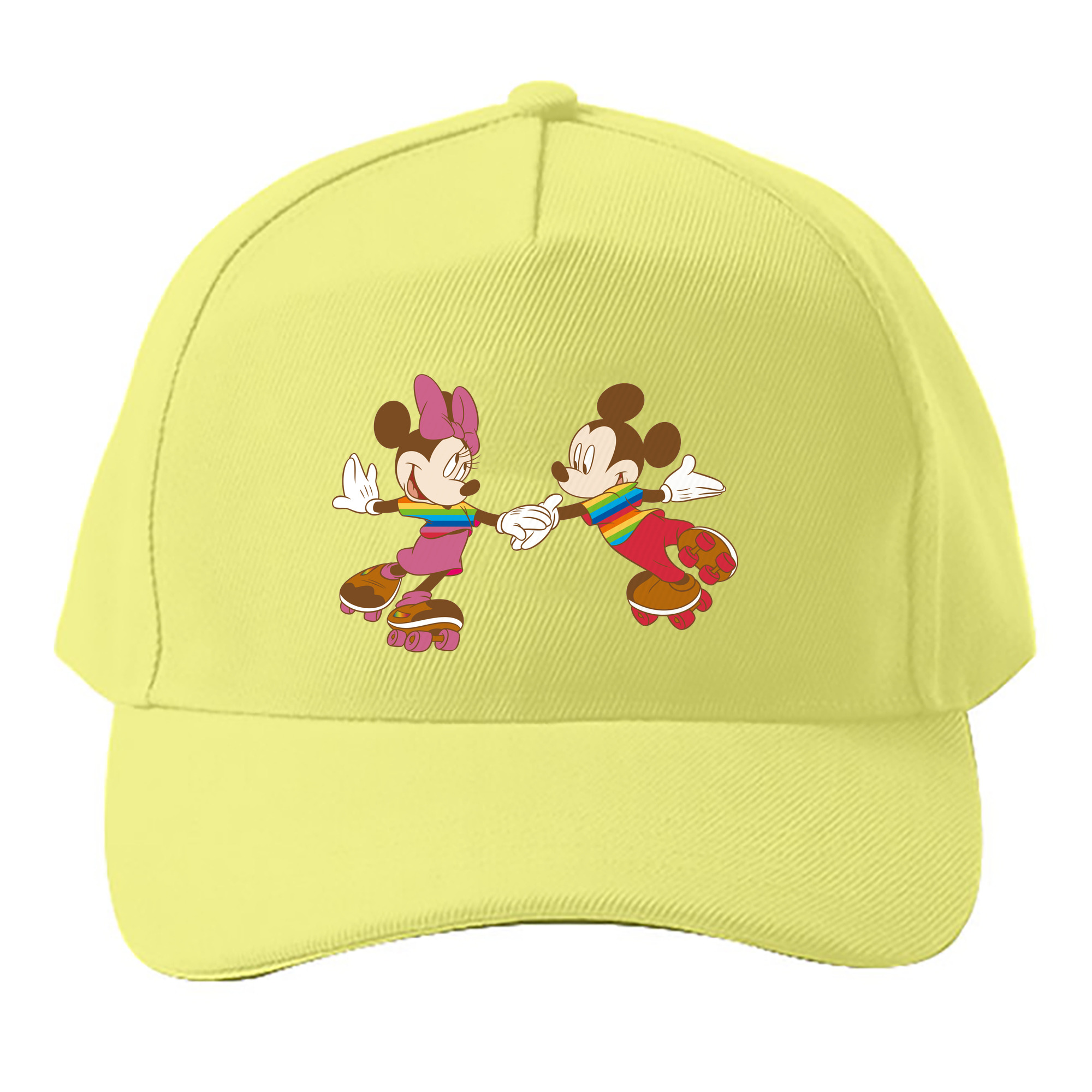 （画像用） ミッキーマウス Mickey Mouse ベースボールキャップ 綿100％ 男女兼用 帽子 スポーツ