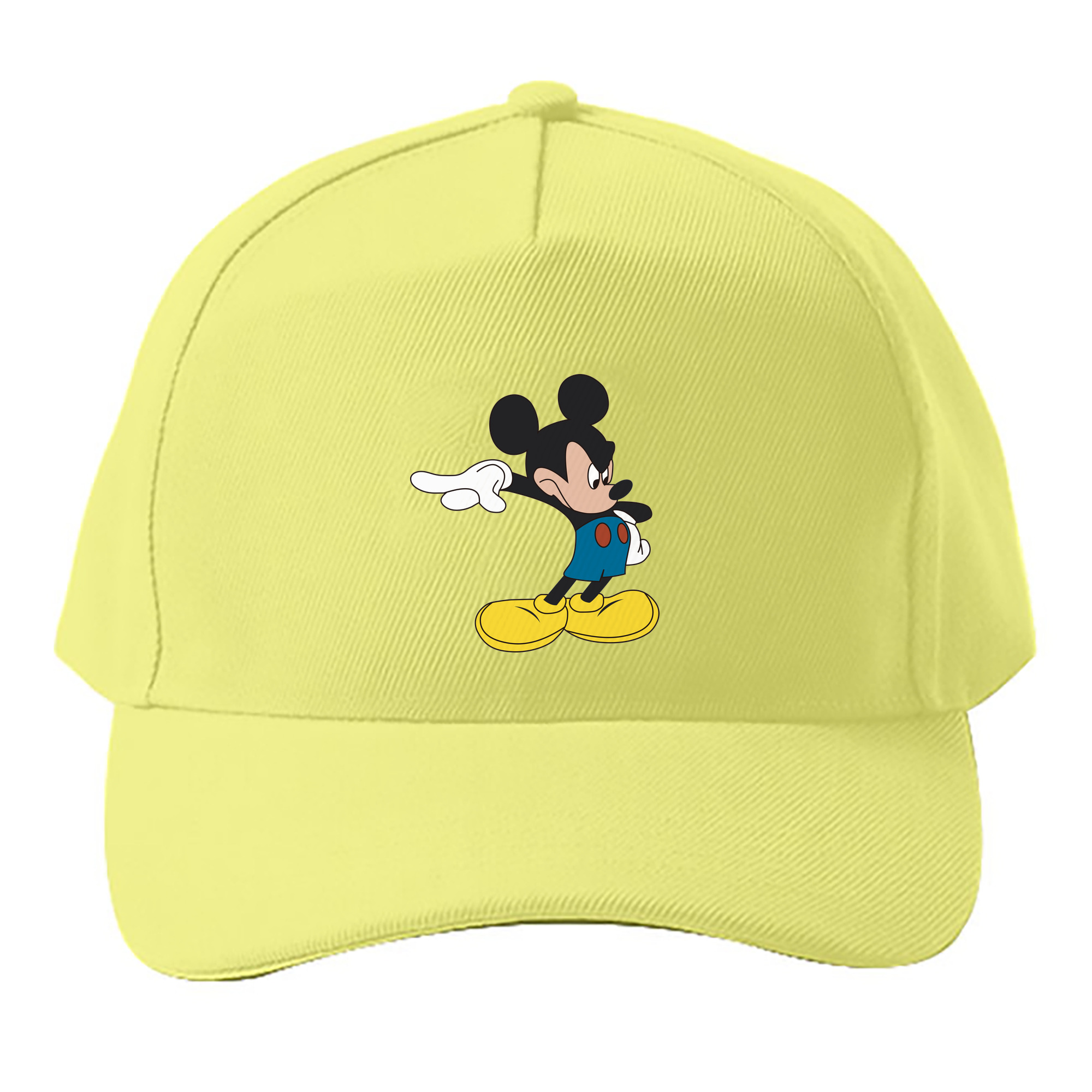 （画像用） ミッキーマウス Mickey Mouse ベースボールキャップ 綿100％ 男女兼用 帽子 スポーツ