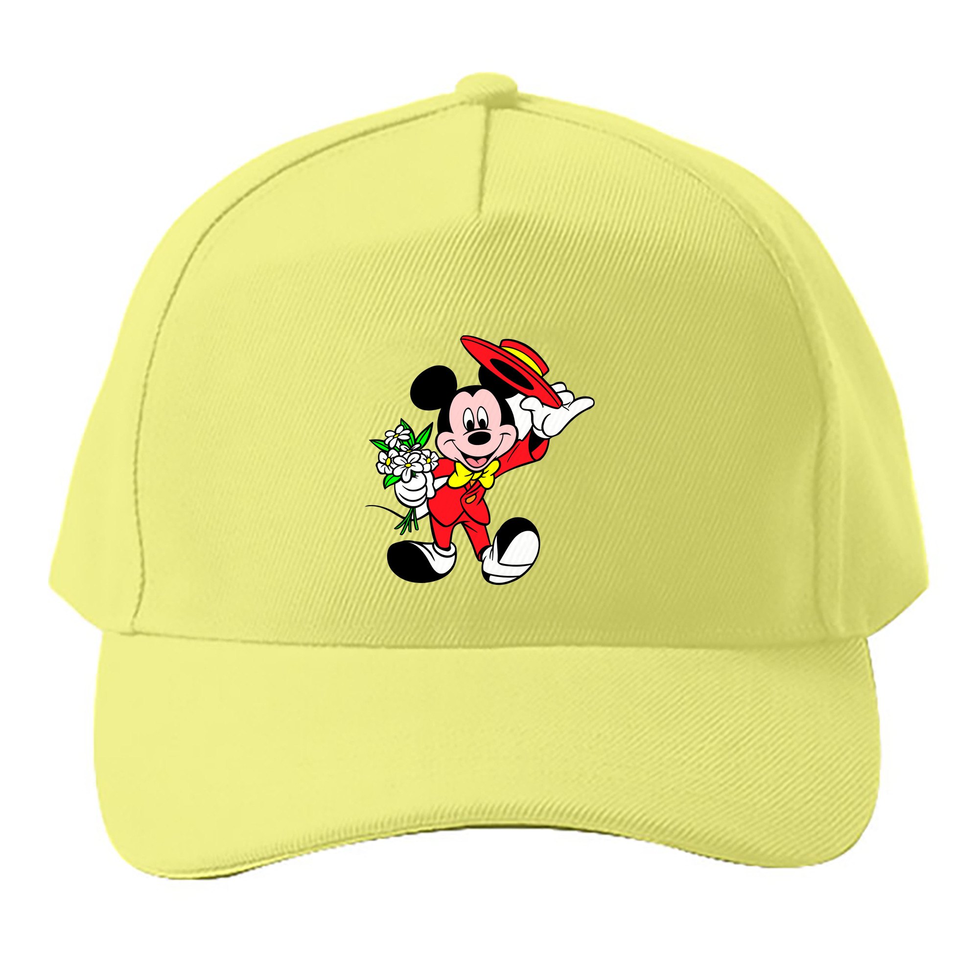 （画像用） ミッキーマウス Mickey Mouse ベースボールキャップ 綿100％ 男女兼用 帽子 スポーツ