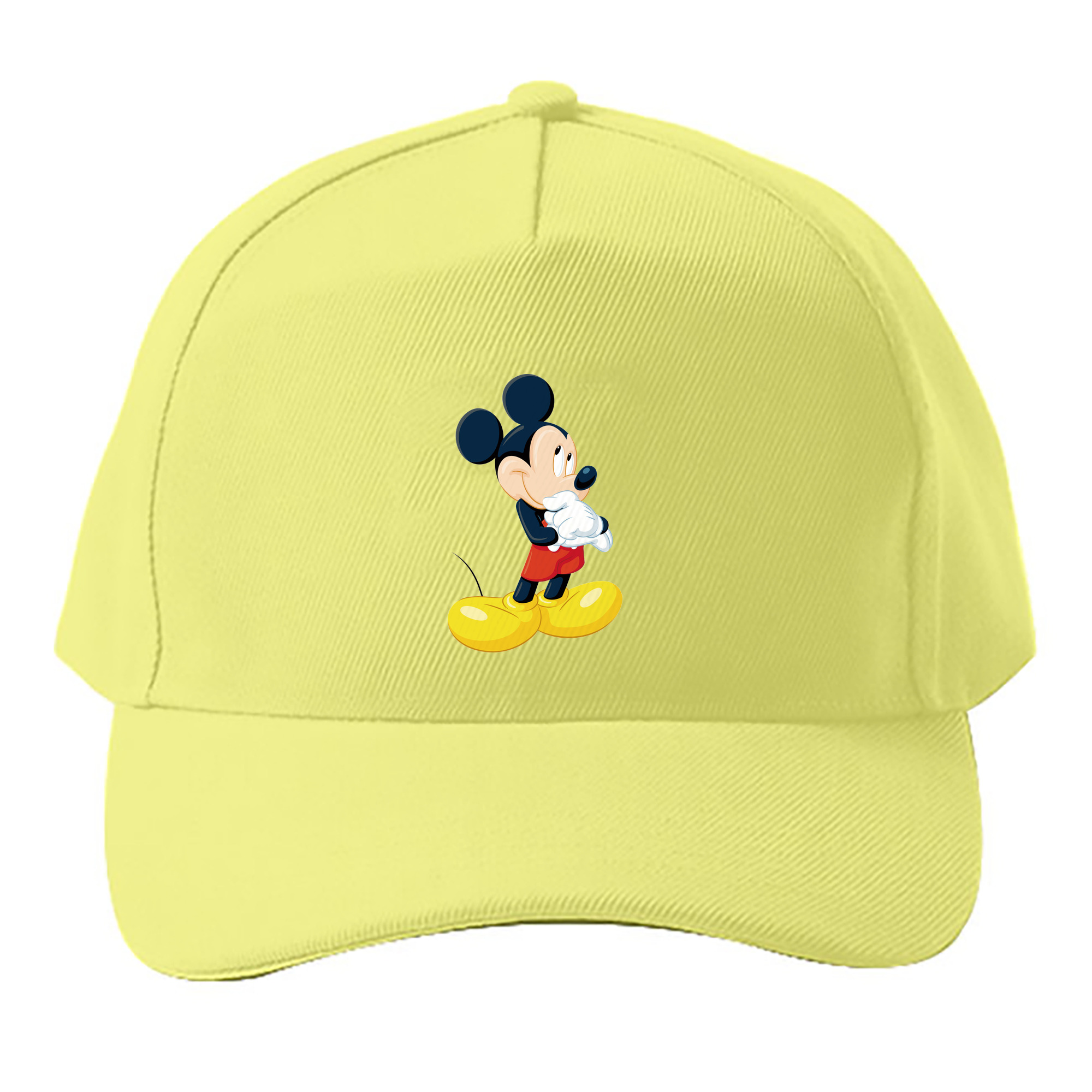 （画像用） ミッキーマウス Mickey Mouse ベースボールキャップ 綿100％ 男女兼用 帽子 スポーツ
