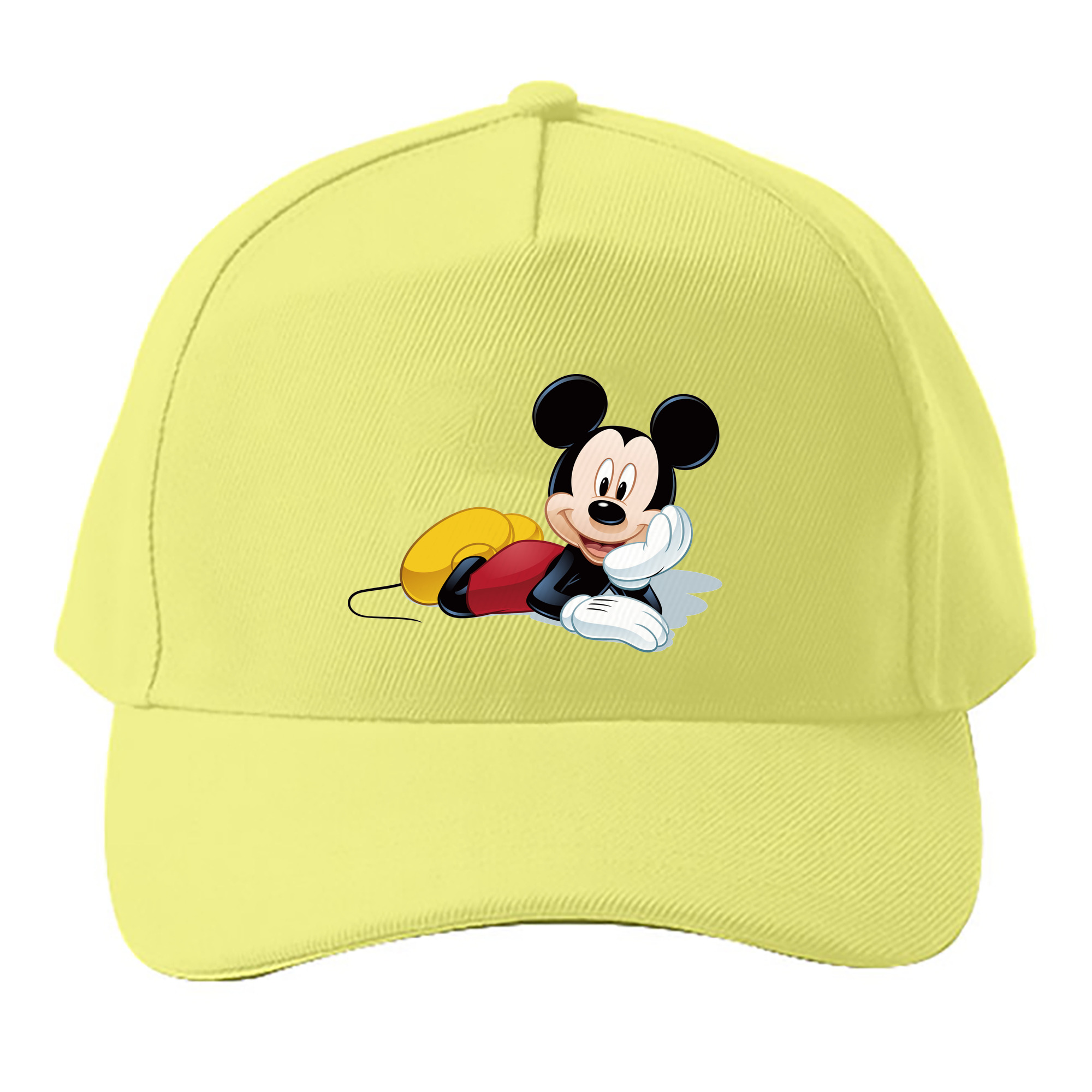 （画像用） ミッキーマウス Mickey Mouse ベースボールキャップ 綿100％ 男女兼用 帽子 スポーツ
