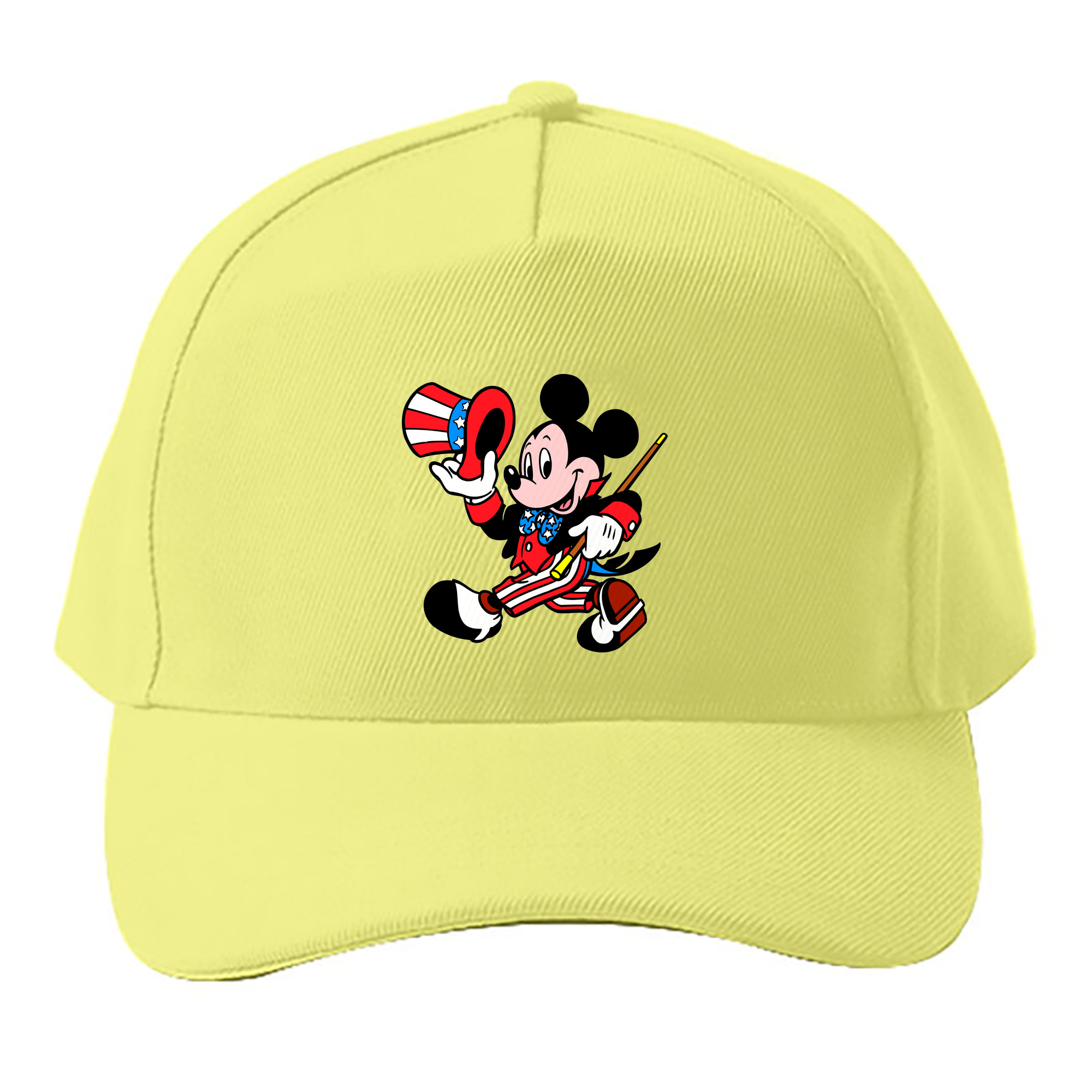 （画像用） ミッキーマウス Mickey Mouse ベースボールキャップ 綿100％ 男女兼用 帽子 スポーツ