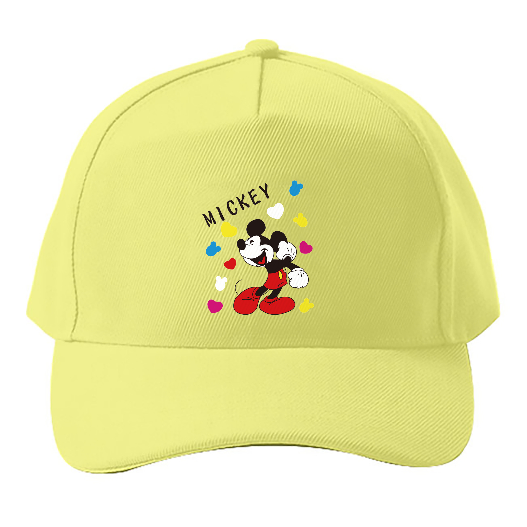 （画像用） ミッキーマウス Mickey Mouse ベースボールキャップ 綿100％ 男女兼用 帽子 スポーツ