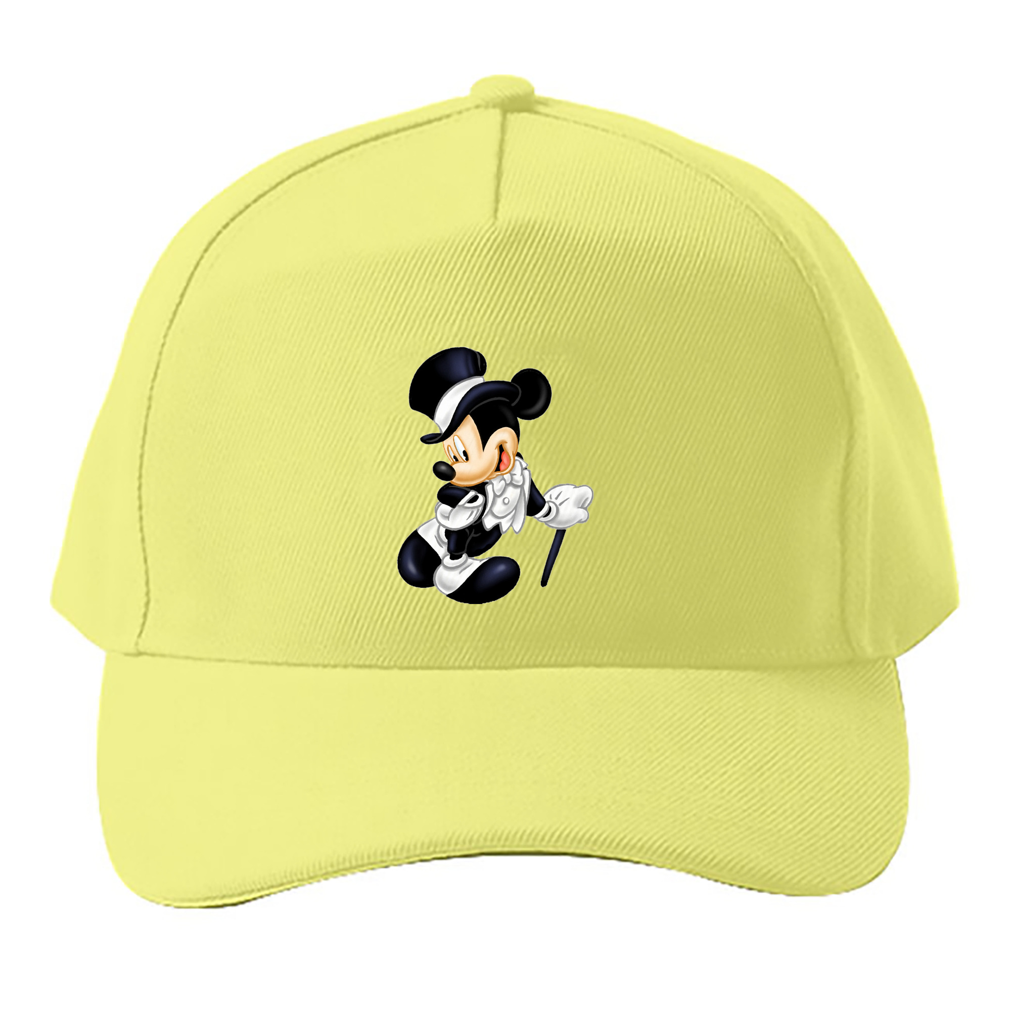 （画像用） ミッキーマウス Mickey Mouse ベースボールキャップ 綿100％ 男女兼用 帽子 スポーツ