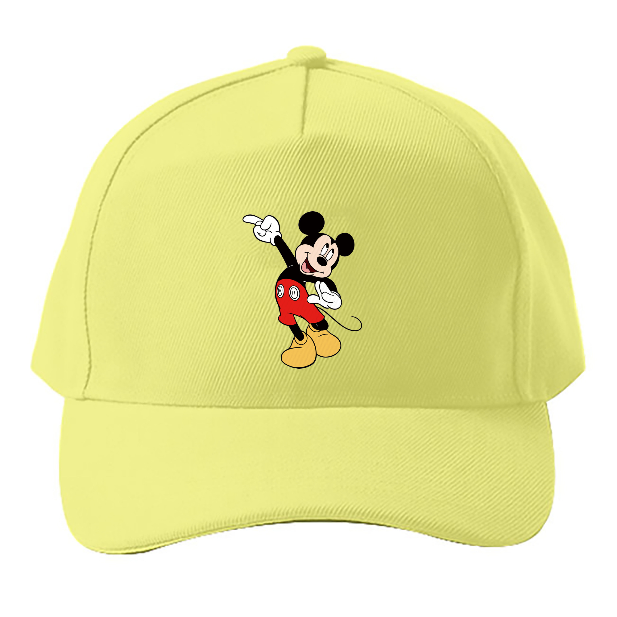 （画像用） ミッキーマウス Mickey Mouse ベースボールキャップ 綿100％ 男女兼用 帽子 スポーツ