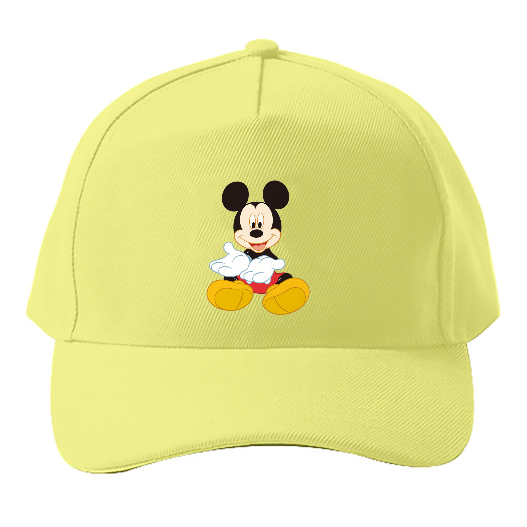 （画像用） ミッキーマウス Mickey Mouse ベースボールキャップ 綿100％ 男女兼用 帽子 スポーツ