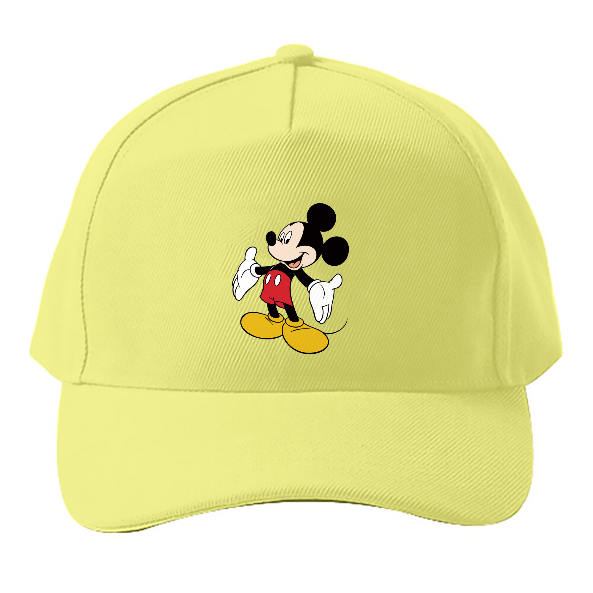 （画像用） ミッキーマウス Mickey Mouse ベースボールキャップ 綿100％ 男女兼用 帽子 スポーツ