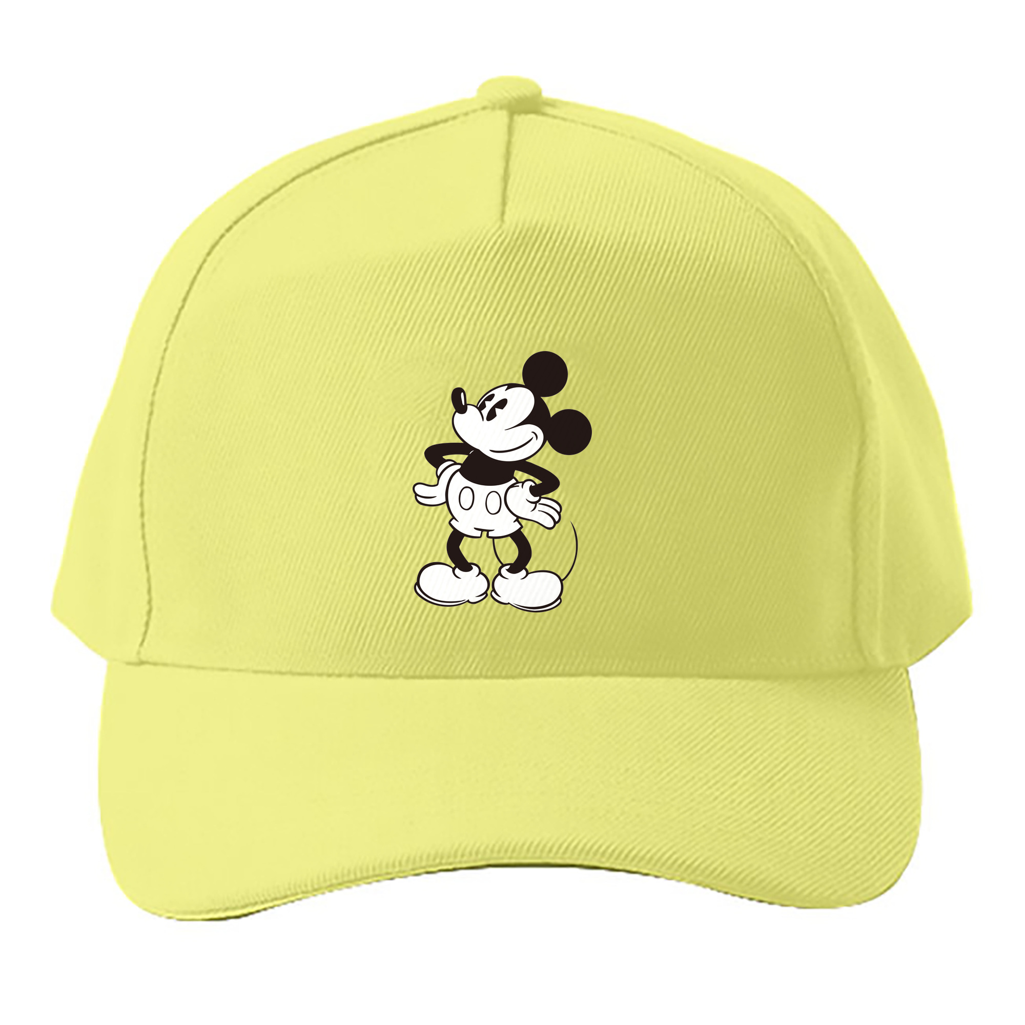 （画像用） ミッキーマウス Mickey Mouse ベースボールキャップ 綿100％ 男女兼用 帽子 スポーツ