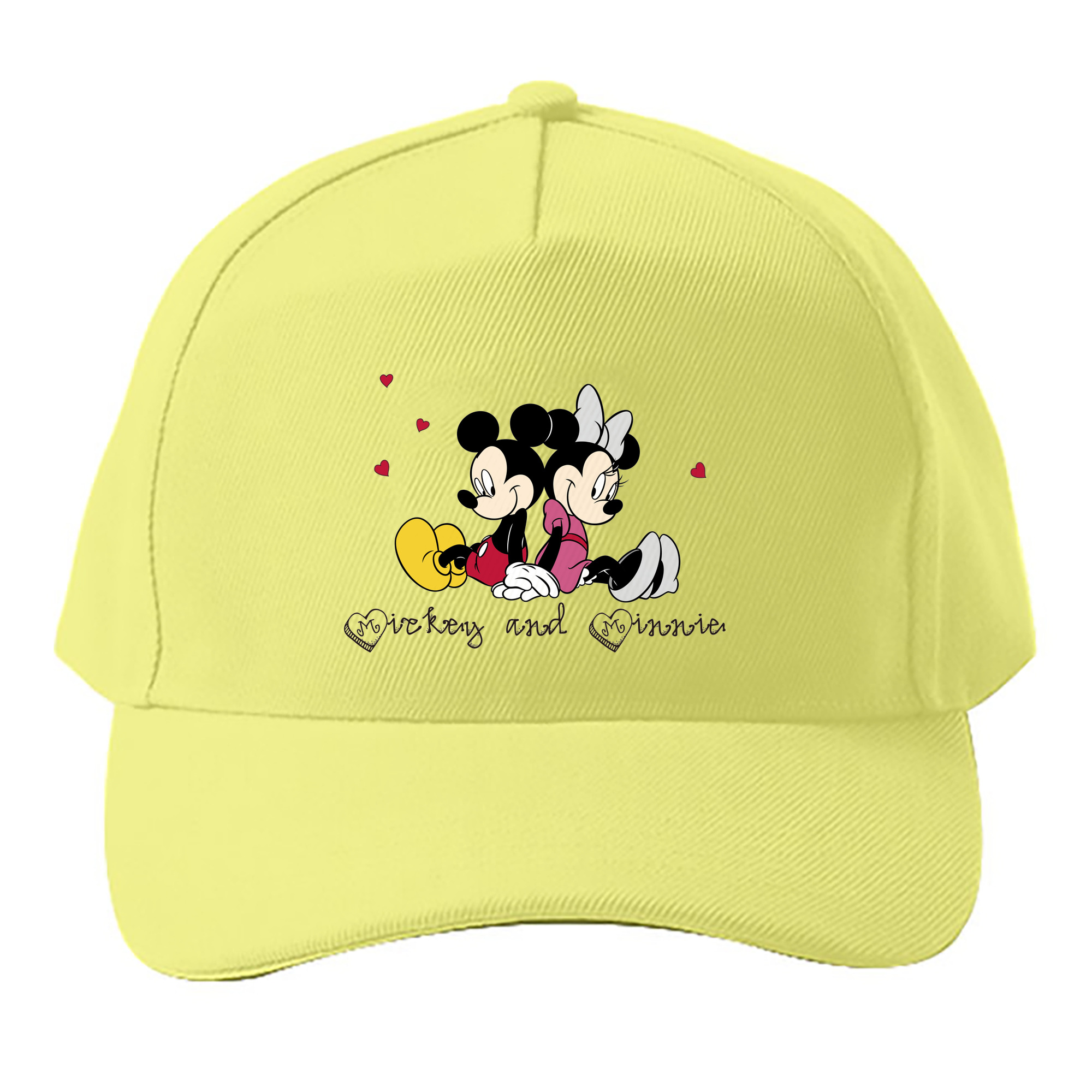 （画像用） ミッキーマウス Mickey Mouse ベースボールキャップ 綿100％ 男女兼用 帽子 スポーツ