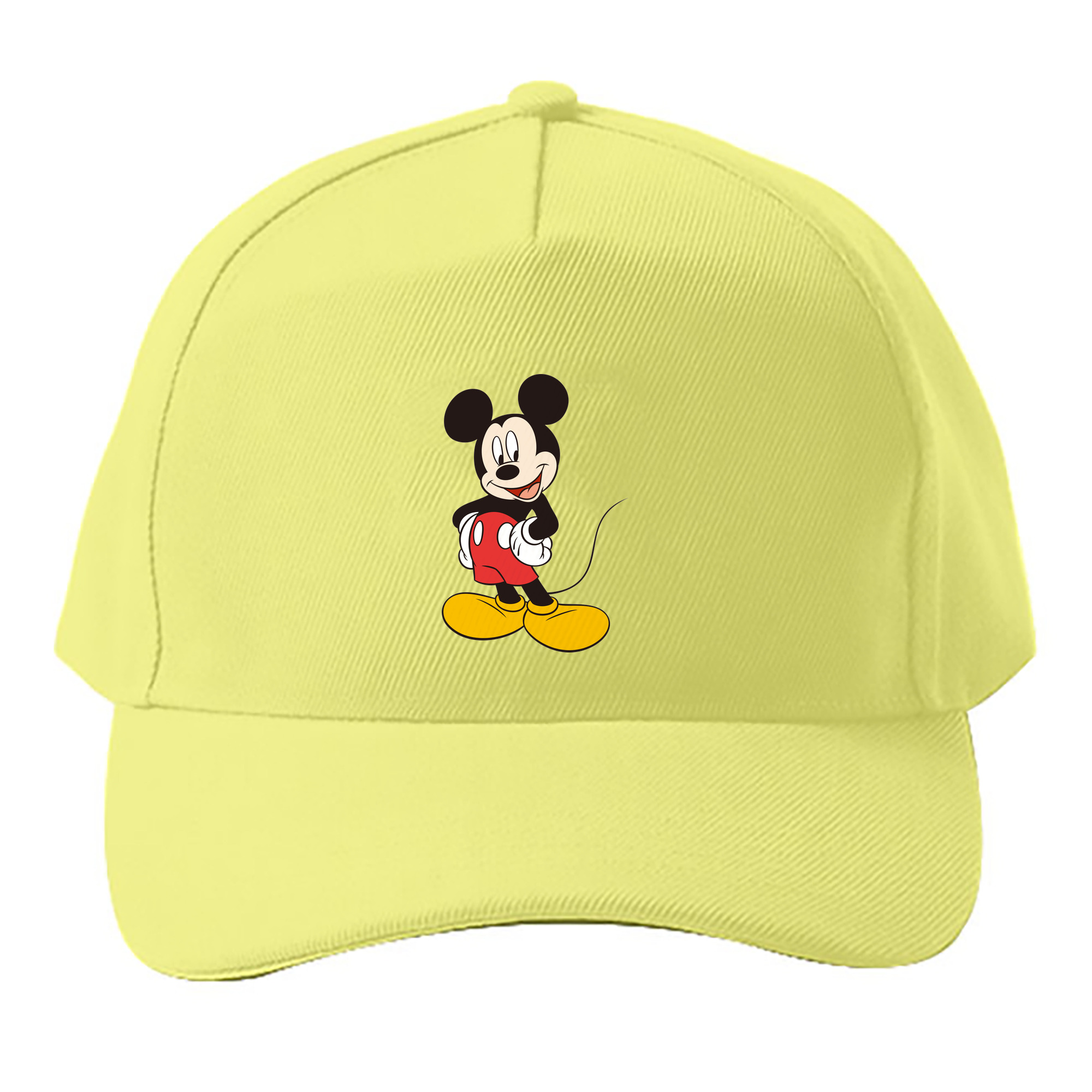 （画像用） ミッキーマウス Mickey Mouse ベースボールキャップ 綿100％ 男女兼用 帽子 スポーツ