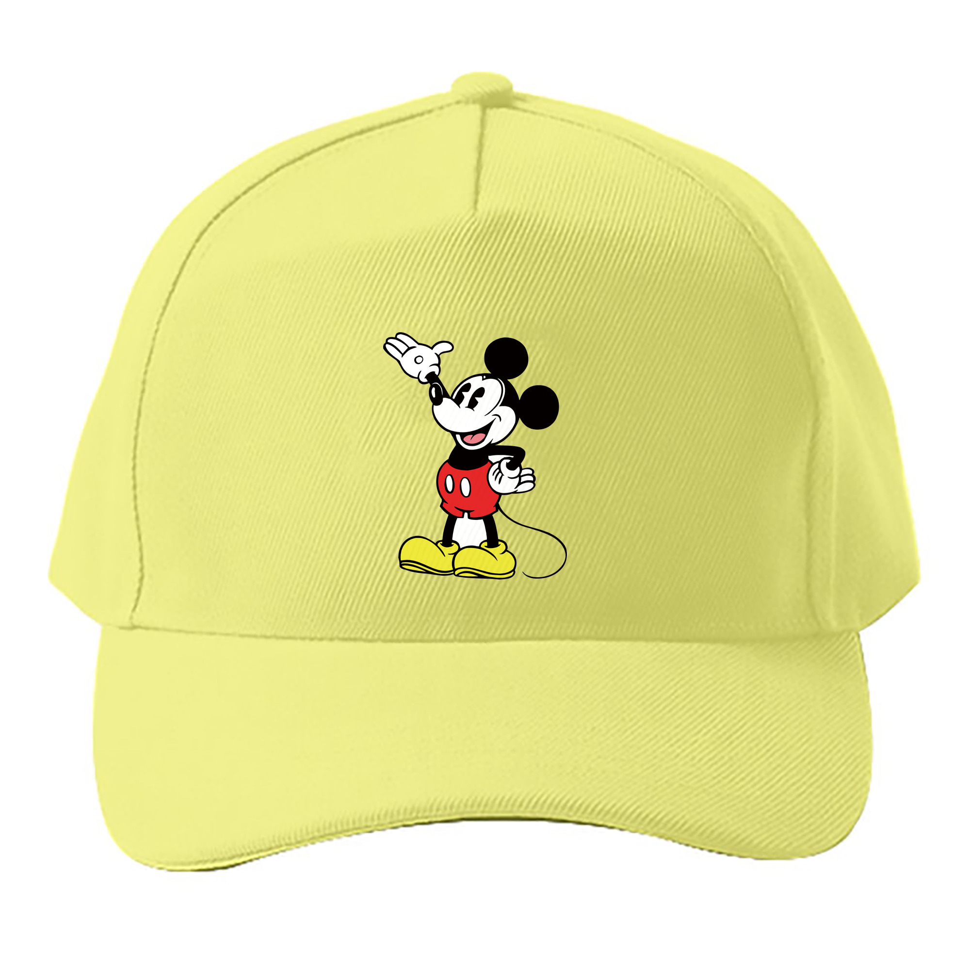 （画像用） ミッキーマウス Mickey Mouse ベースボールキャップ 綿100％ 男女兼用 帽子 スポーツ