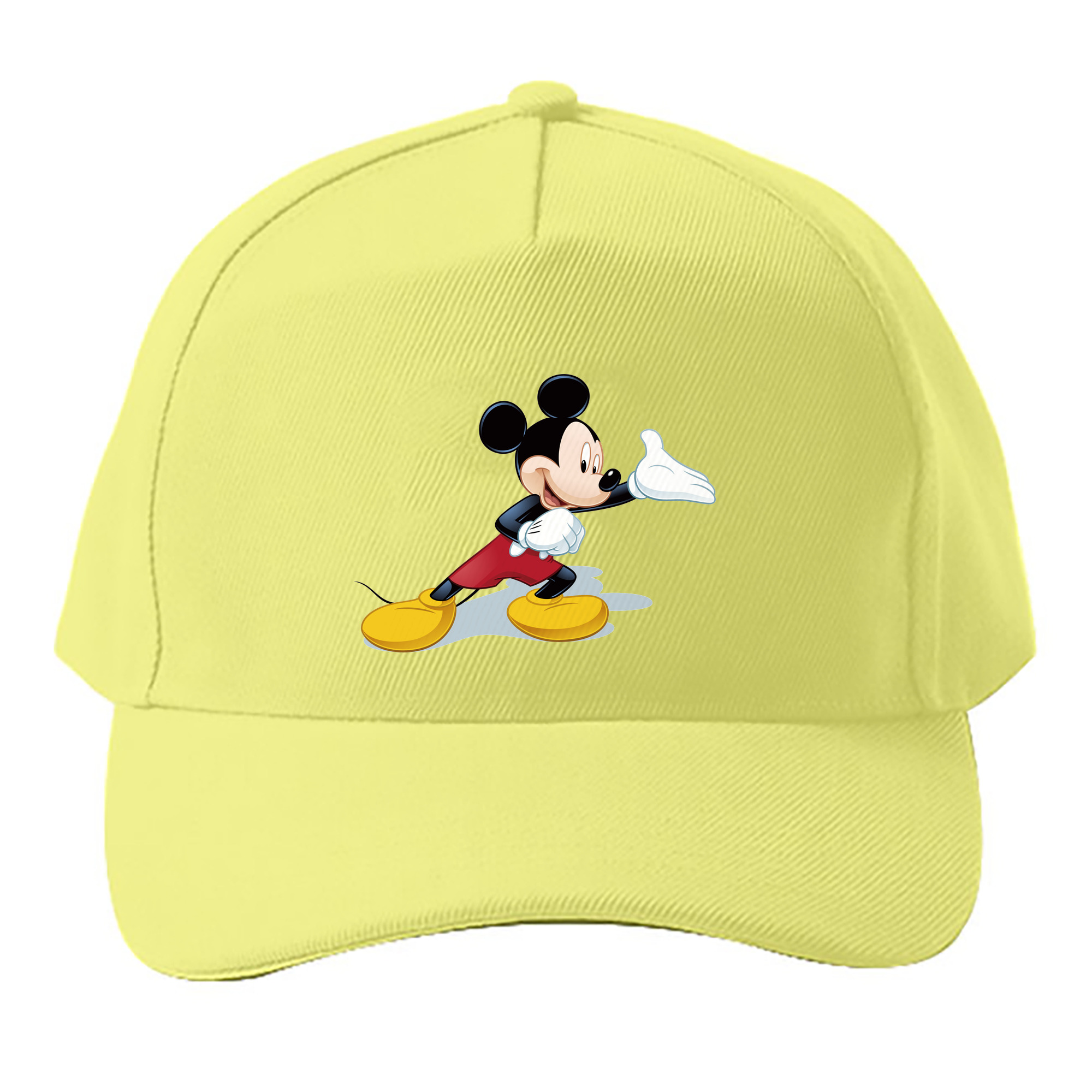 （画像用） ミッキーマウス Mickey Mouse ベースボールキャップ 綿100％ 男女兼用 帽子 スポーツ