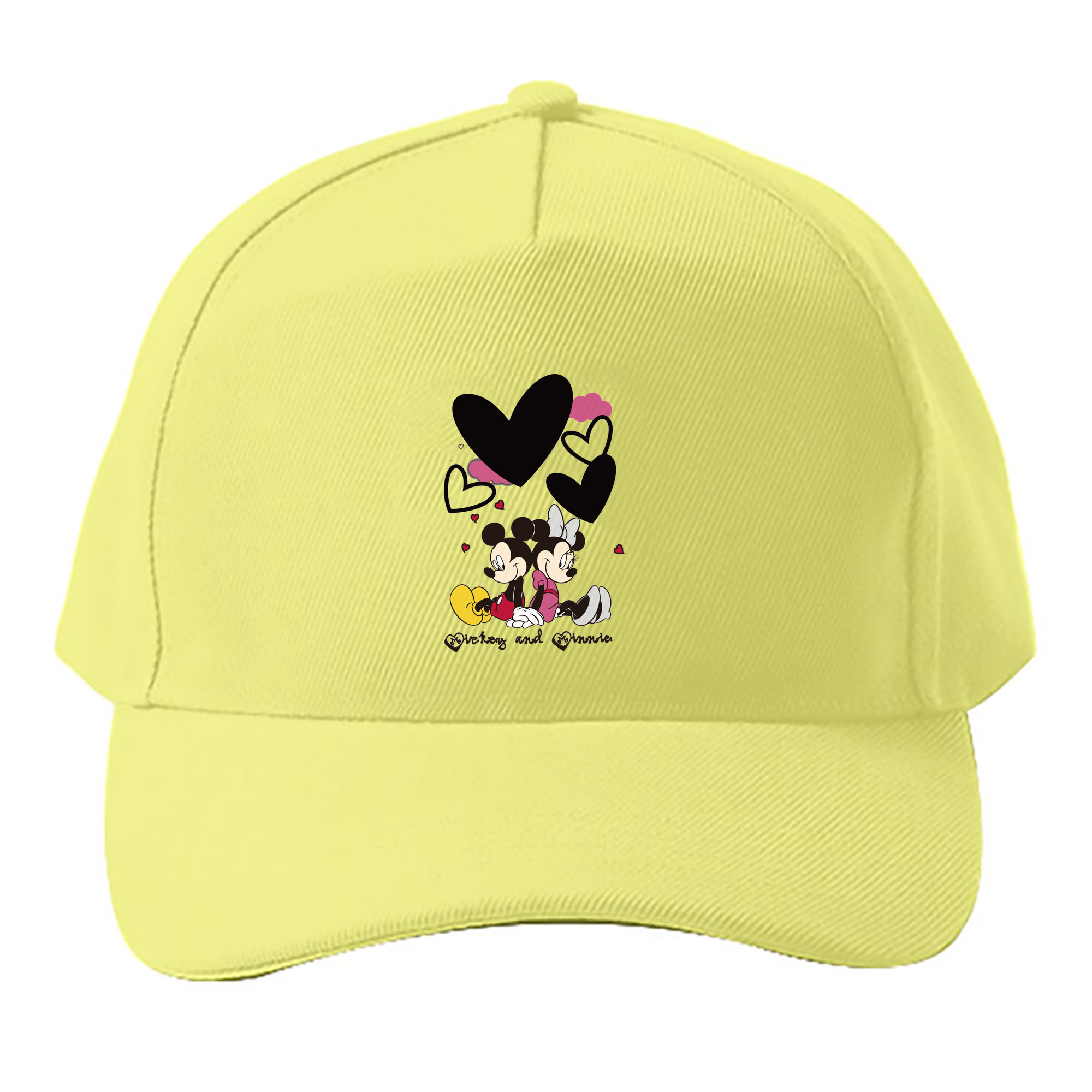 （画像用） ミッキーマウス Mickey Mouse ベースボールキャップ 綿100％ 男女兼用 帽子 スポーツ