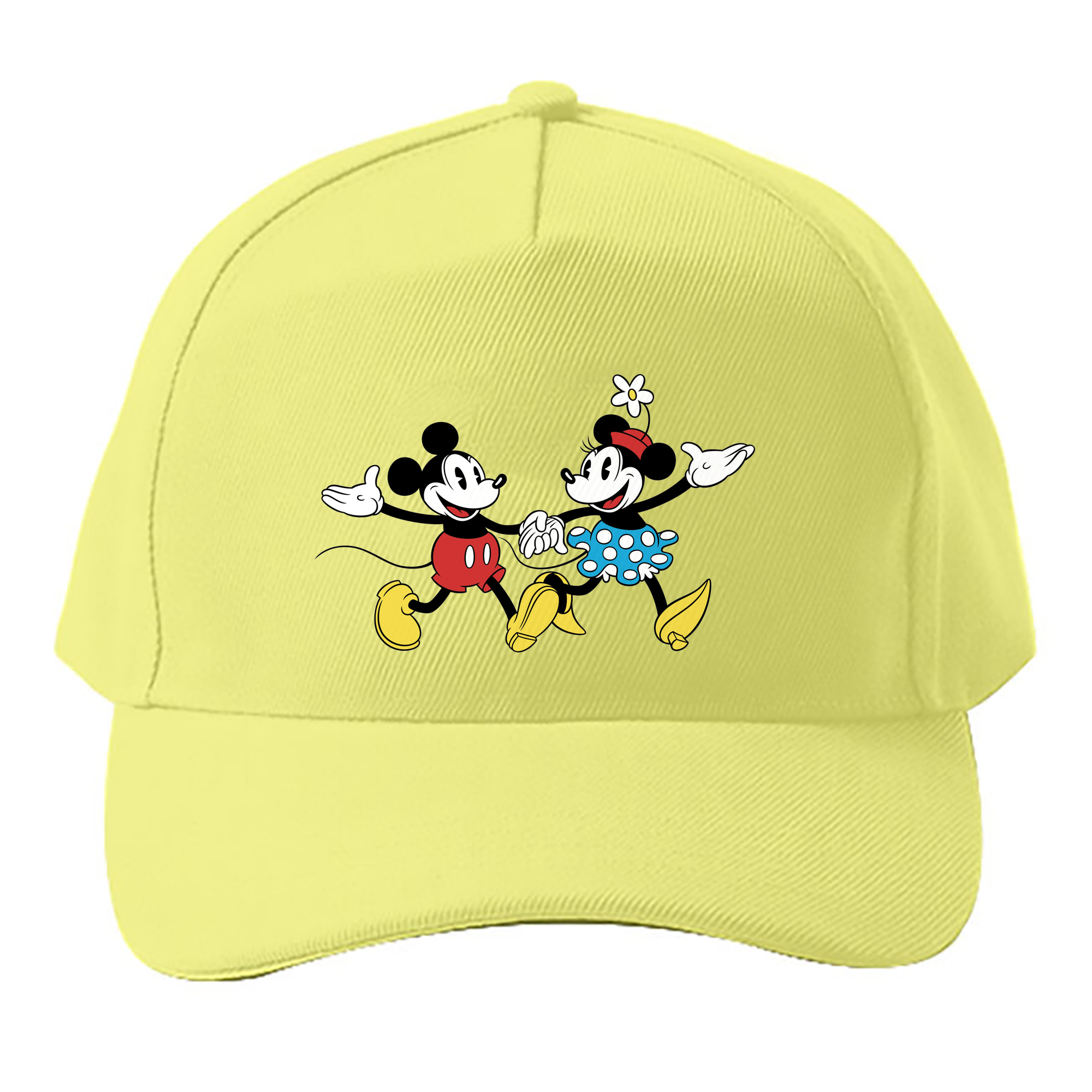 （画像用） ミッキーマウス Mickey Mouse ベースボールキャップ 綿100％ 男女兼用 帽子 スポーツ
