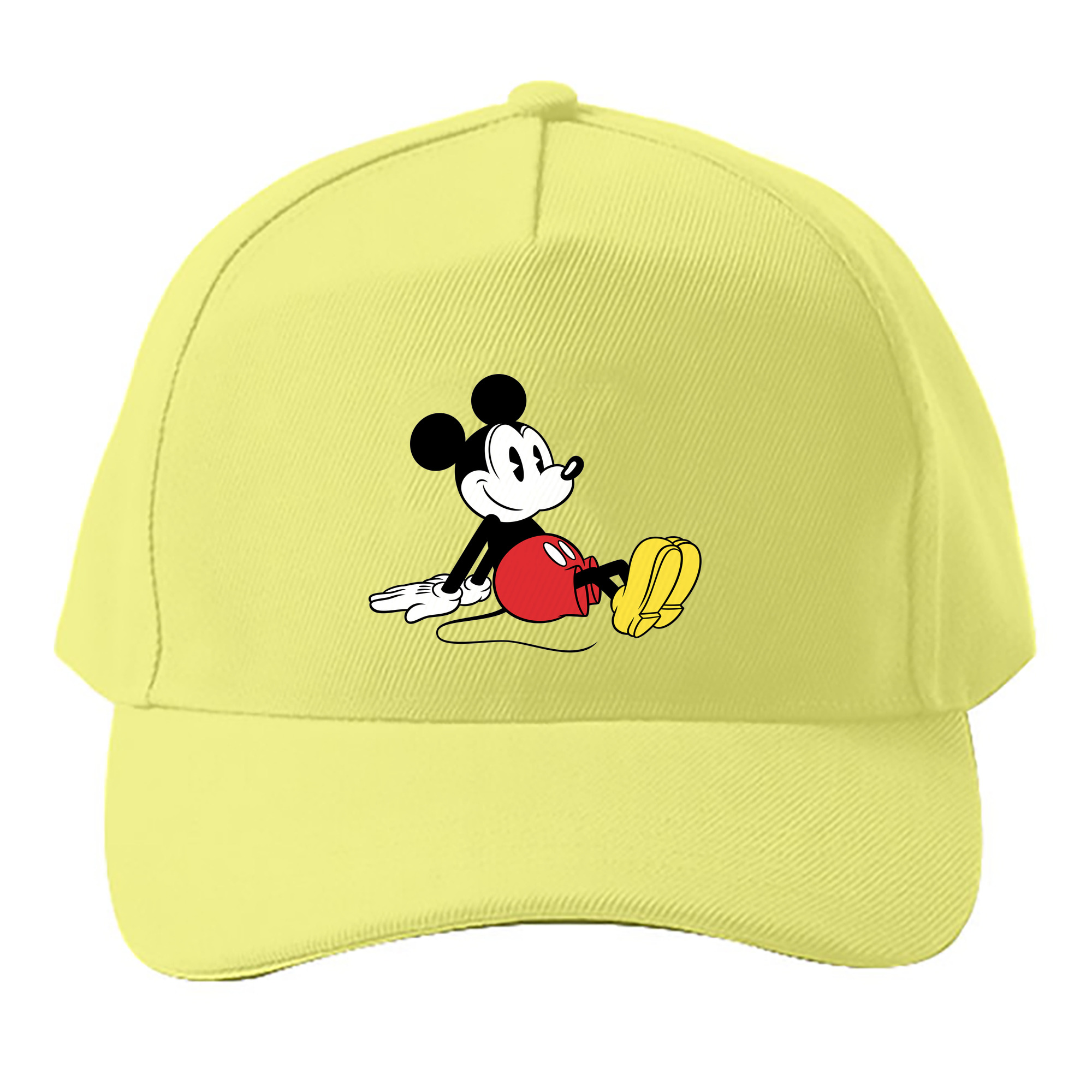 （画像用） ミッキーマウス Mickey Mouse ベースボールキャップ 綿100％ 男女兼用 帽子 スポーツ