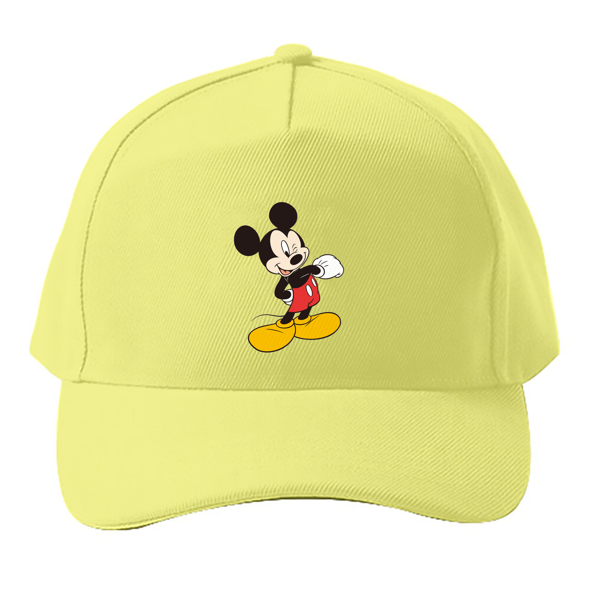 （画像用） ミッキーマウス Mickey Mouse ベースボールキャップ 綿100％ 男女兼用 帽子 スポーツ