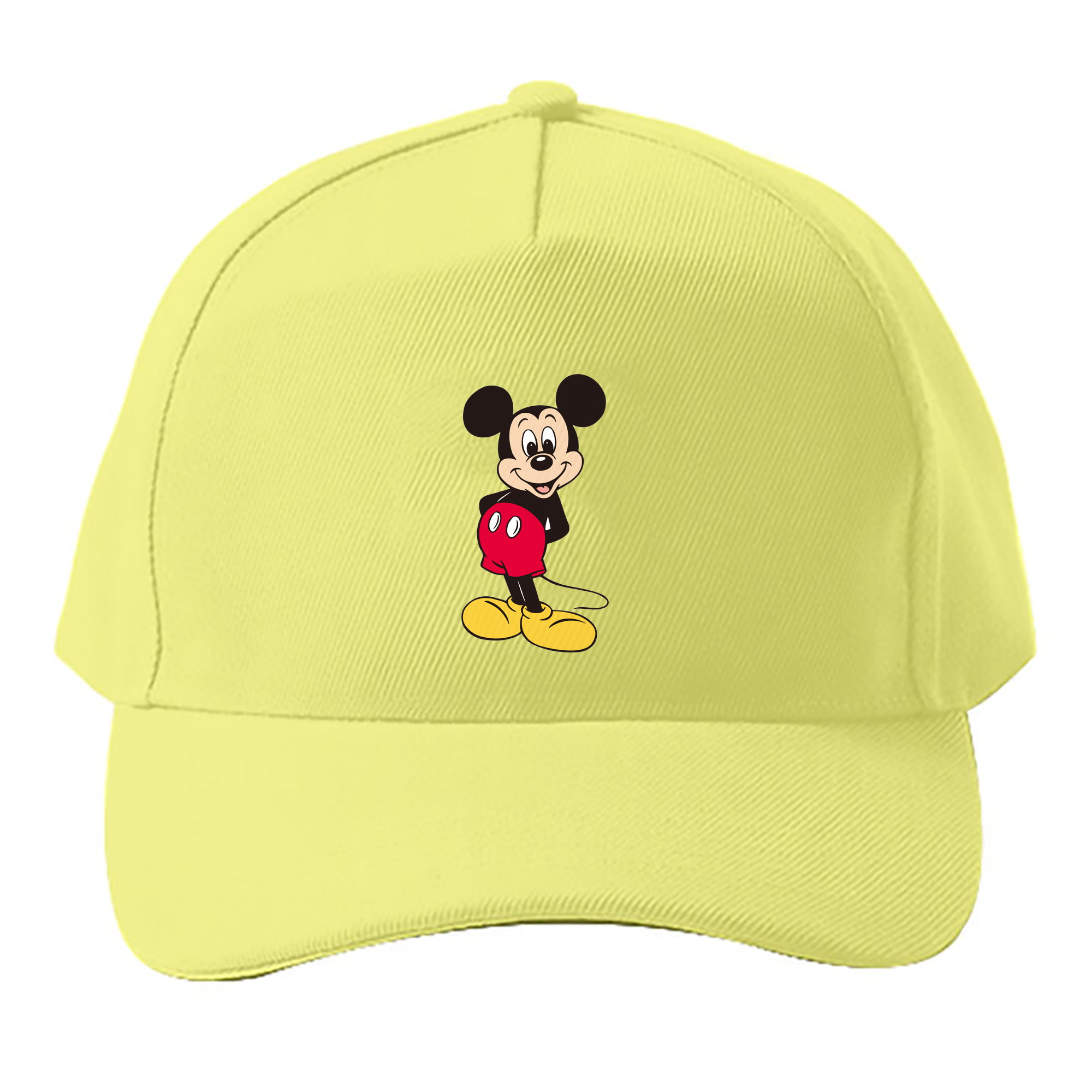 （画像用） ミッキーマウス Mickey Mouse ベースボールキャップ 綿100％ 男女兼用 帽子 スポーツ