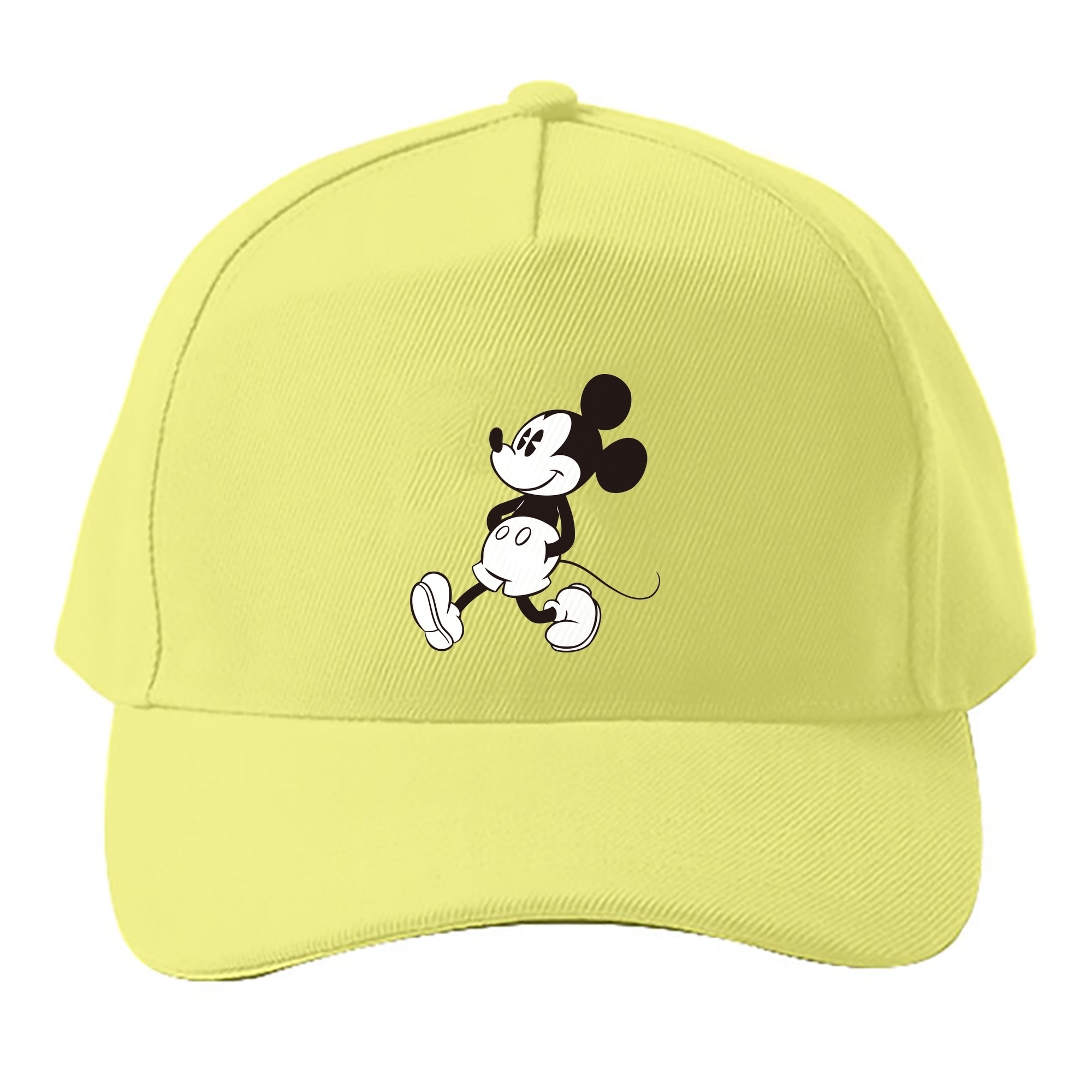 （画像用） ミッキーマウス Mickey Mouse ベースボールキャップ 綿100％ 男女兼用 帽子 スポーツ
