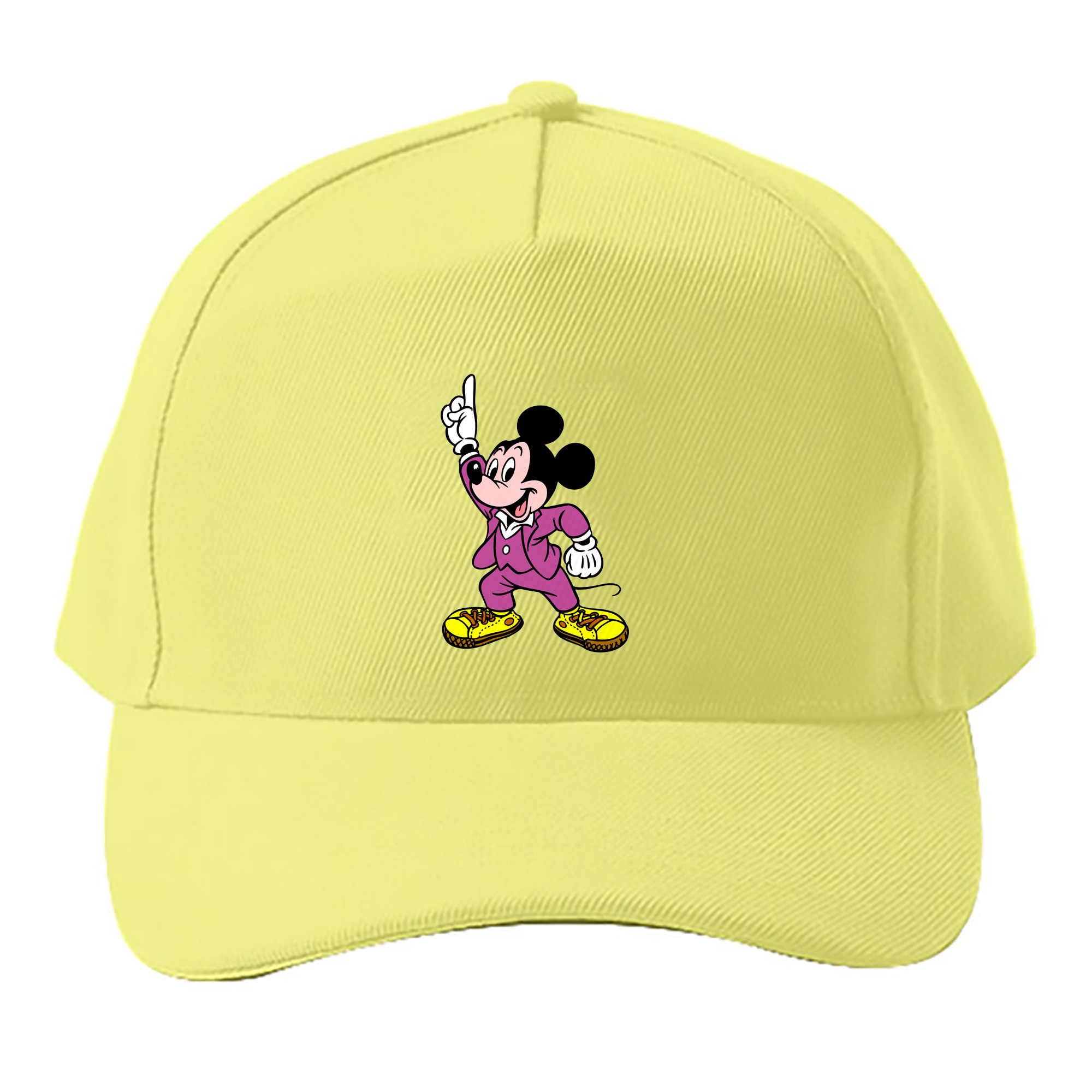 （画像用） ミッキーマウス Mickey Mouse ベースボールキャップ 綿100％ 男女兼用 帽子 スポーツ