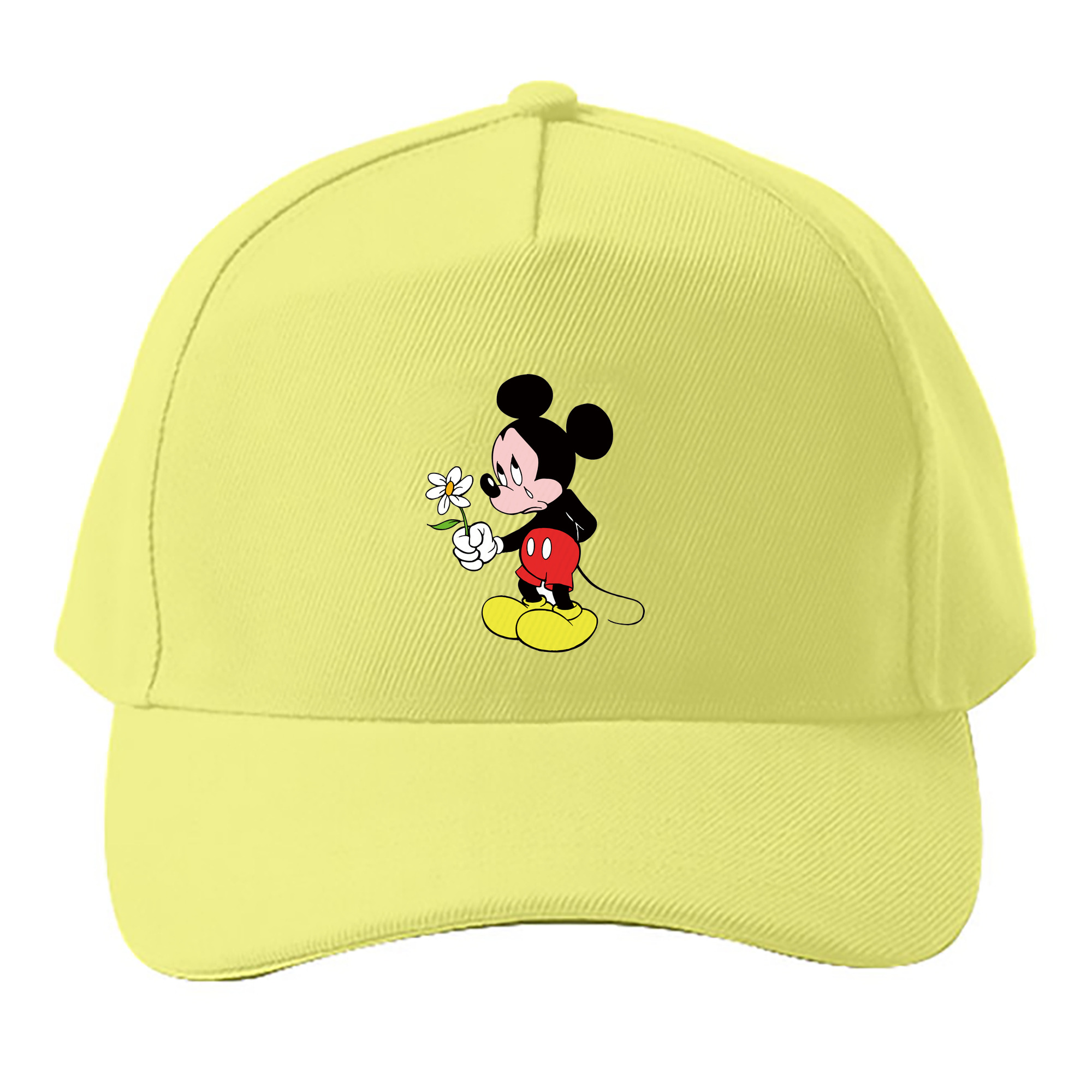 （画像用） ミッキーマウス Mickey Mouse ベースボールキャップ 綿100％ 男女兼用 帽子 スポーツ