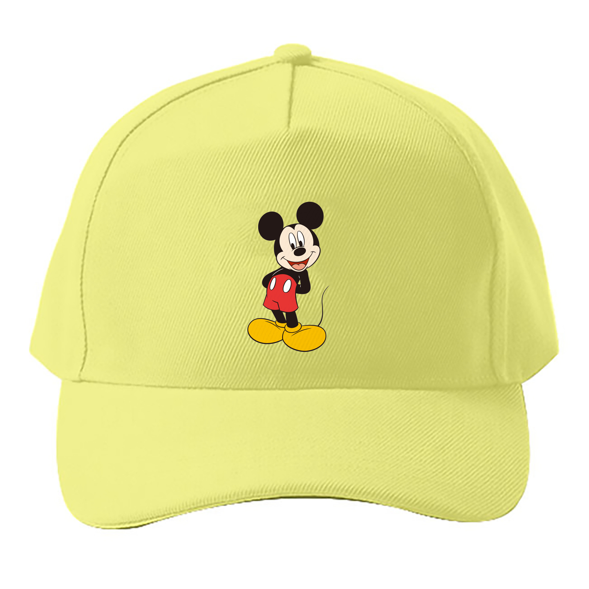 （画像用） ミッキーマウス Mickey Mouse ベースボールキャップ 綿100％ 男女兼用 帽子 スポーツ