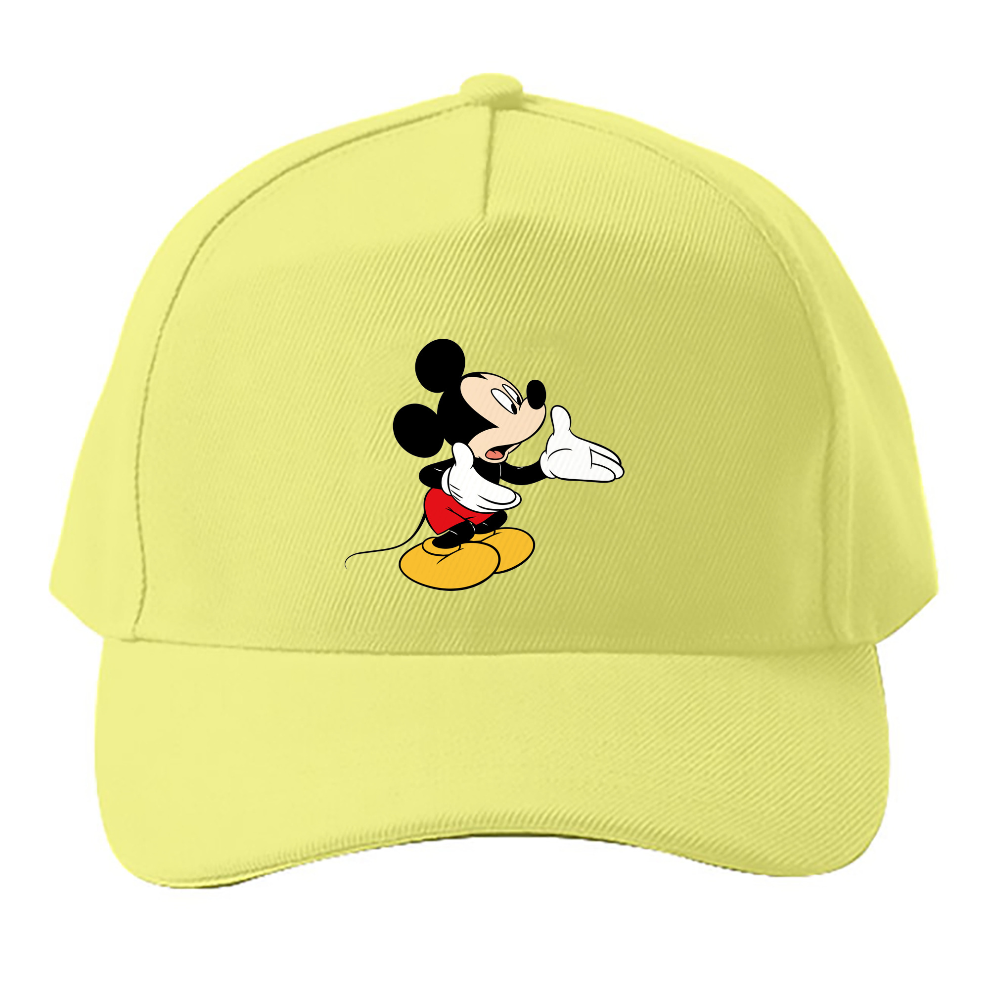 （画像用） ミッキーマウス Mickey Mouse ベースボールキャップ 綿100％ 男女兼用 帽子 スポーツ