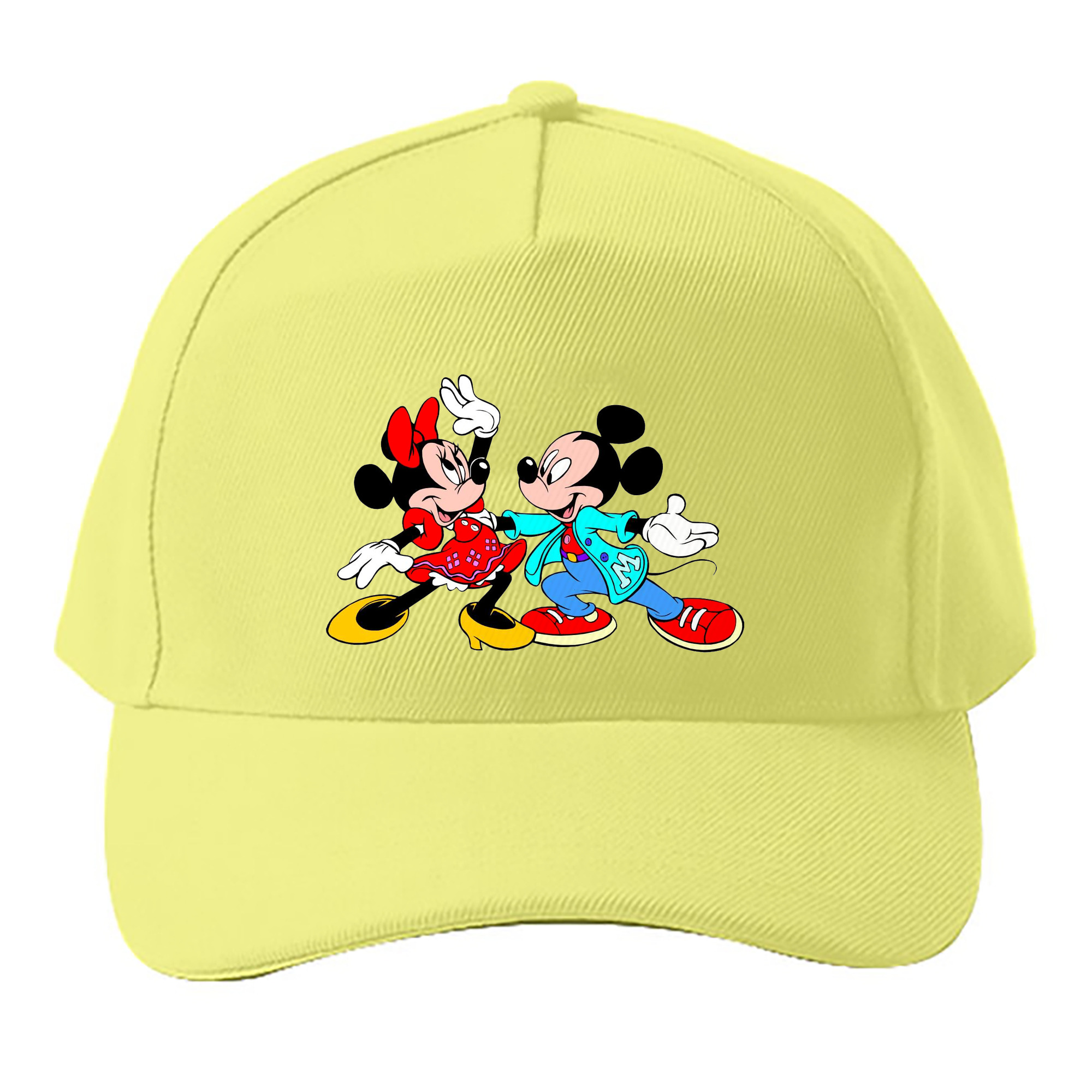 （画像用） ミッキーマウス Mickey Mouse ベースボールキャップ 綿100％ 男女兼用 帽子 スポーツ