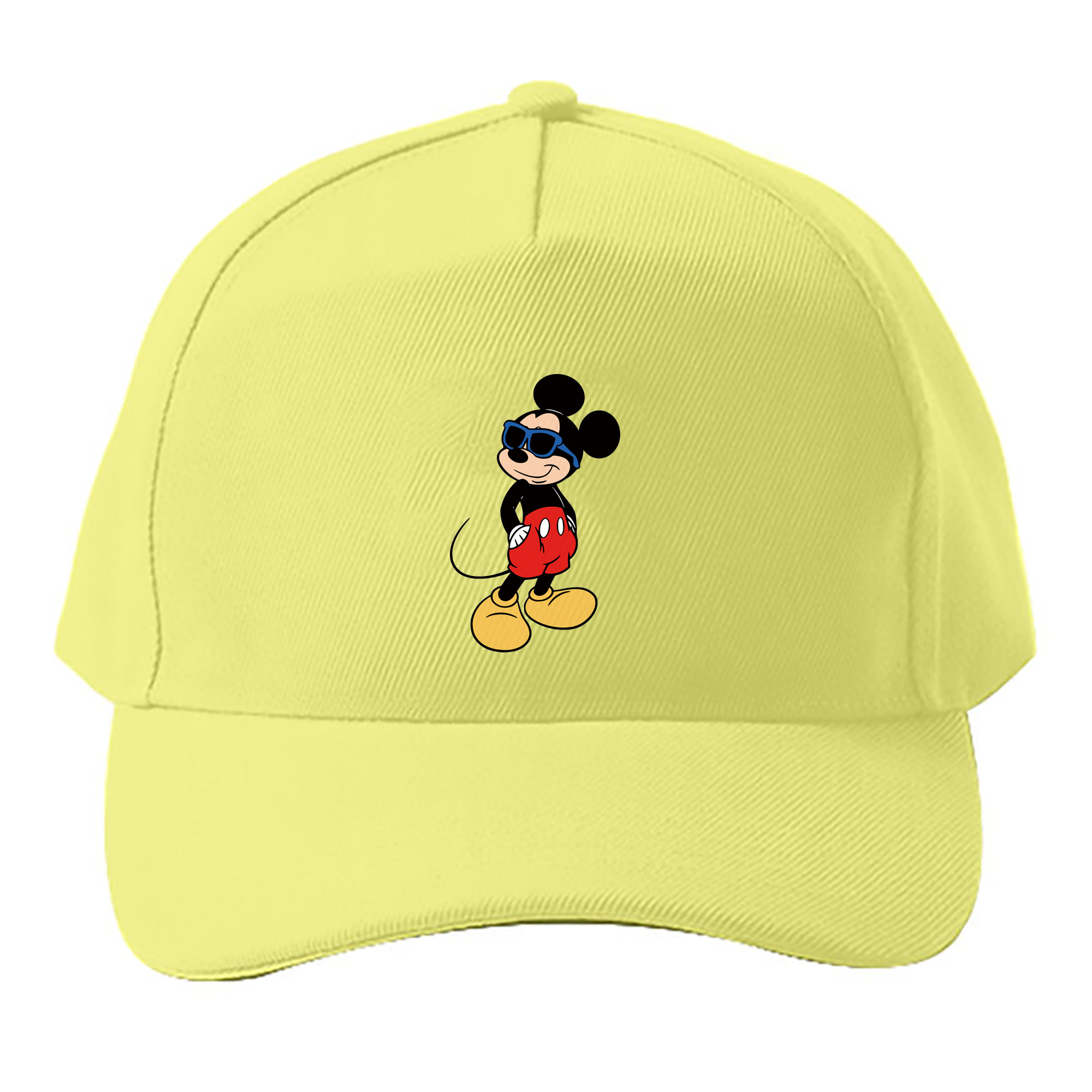 （画像用） ミッキーマウス Mickey Mouse ベースボールキャップ 綿100％ 男女兼用 帽子 スポーツ