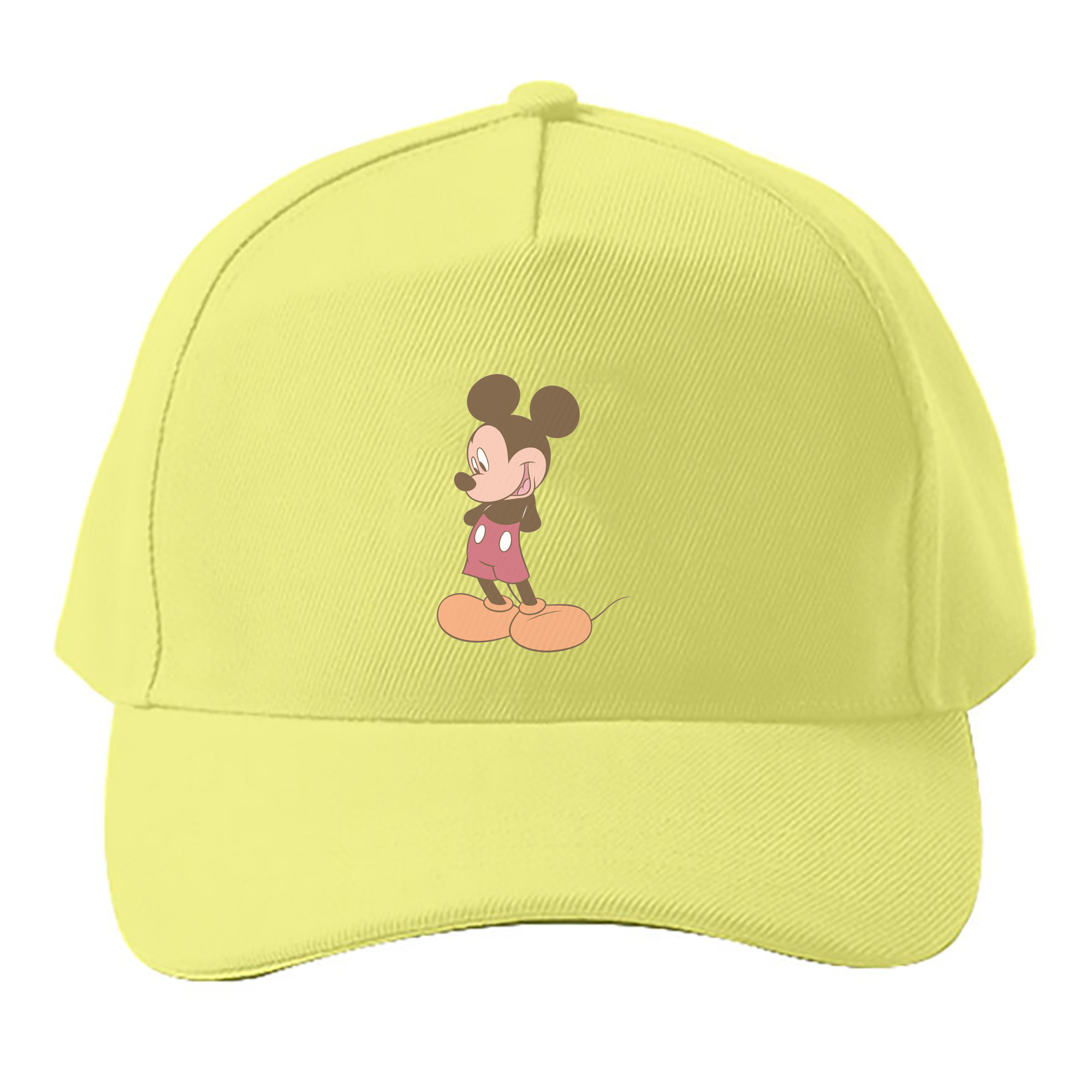 （画像用） ミッキーマウス Mickey Mouse ベースボールキャップ 綿100％ 男女兼用 帽子 スポーツ
