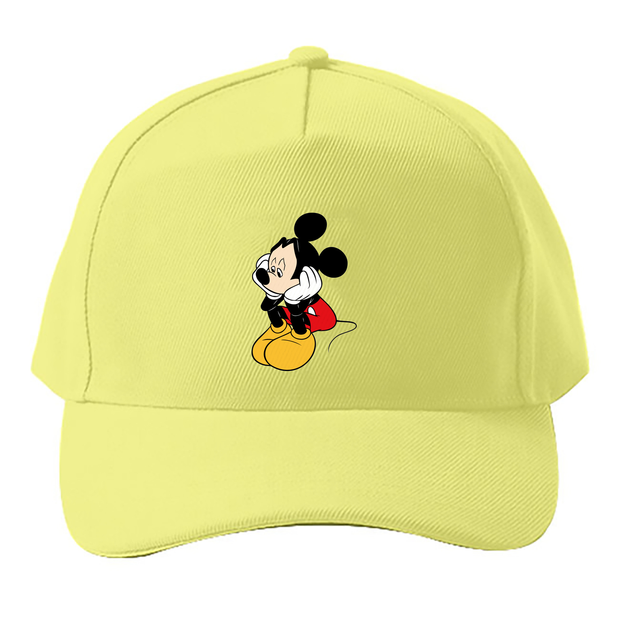 （画像用） ミッキーマウス Mickey Mouse ベースボールキャップ 綿100％ 男女兼用 帽子 スポーツ