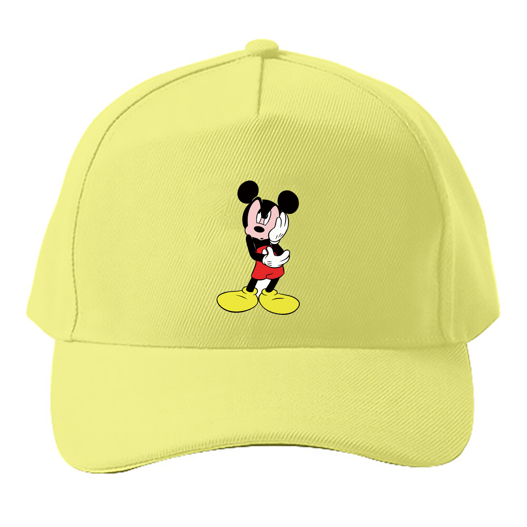 （画像用） ミッキーマウス Mickey Mouse ベースボールキャップ 綿100％ 男女兼用 帽子 スポーツ