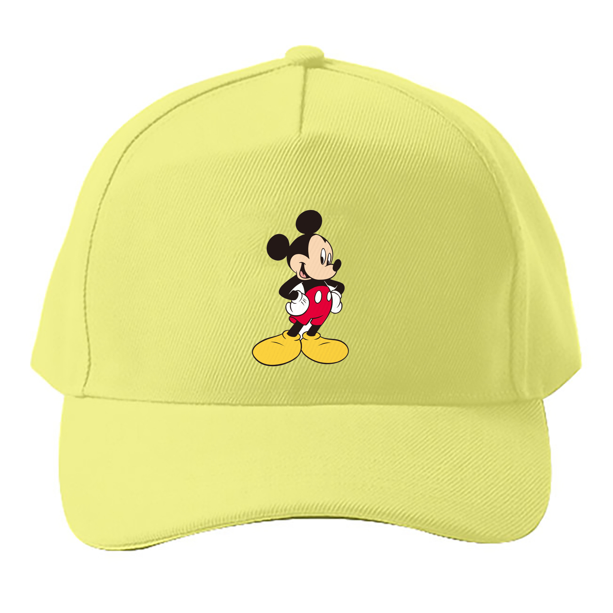 （画像用） ミッキーマウス Mickey Mouse ベースボールキャップ 綿100％ 男女兼用 帽子 スポーツ