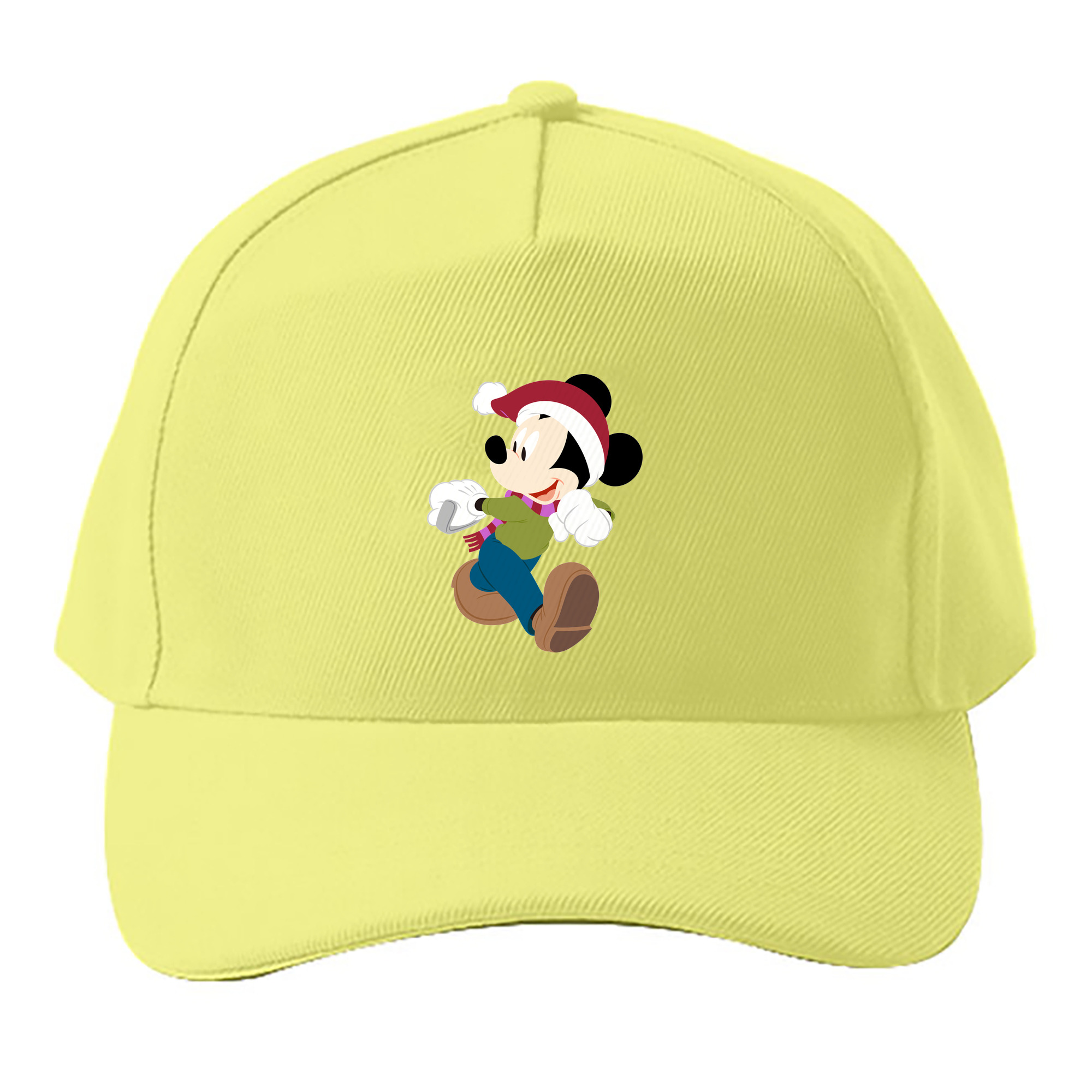 （画像用） ミッキーマウス Mickey Mouse ベースボールキャップ 綿100％ 男女兼用 帽子 スポーツ