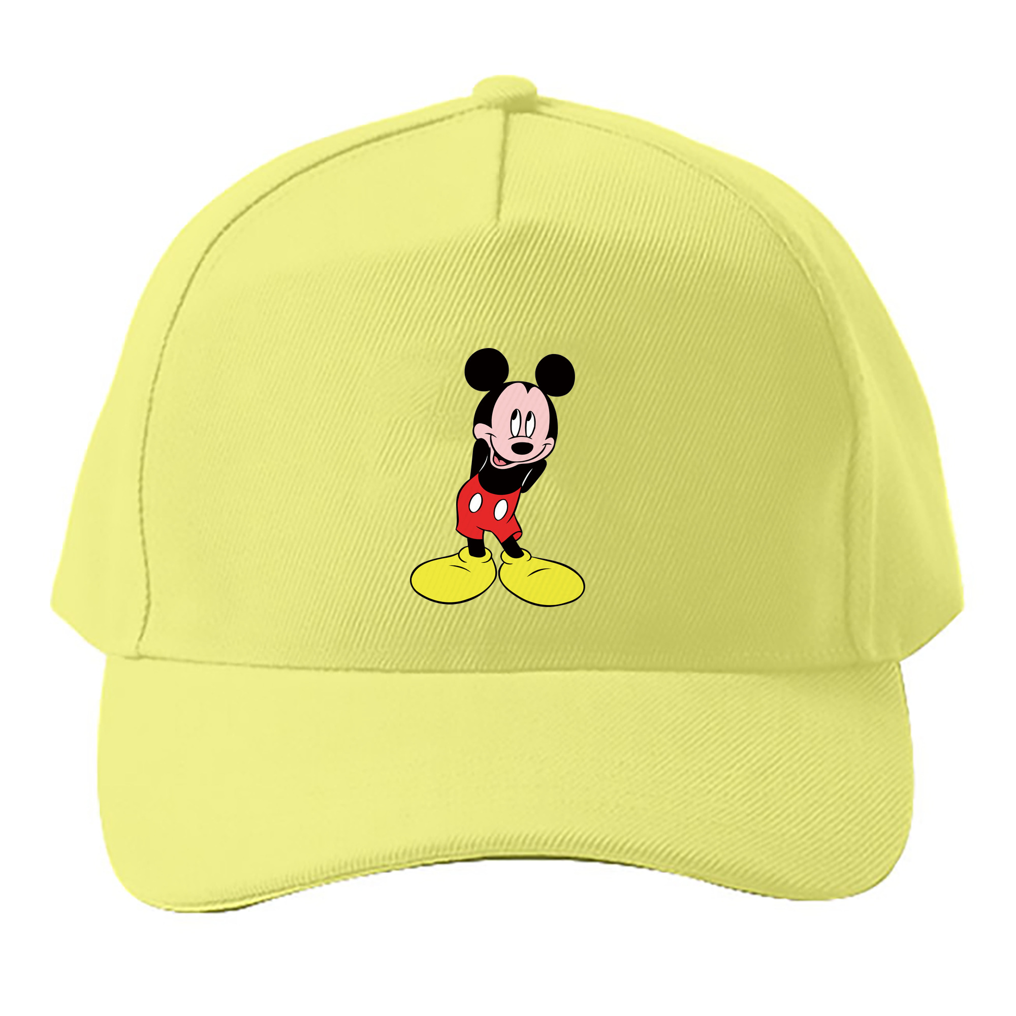 （画像用） ミッキーマウス Mickey Mouse ベースボールキャップ 綿100％ 男女兼用 帽子 スポーツ