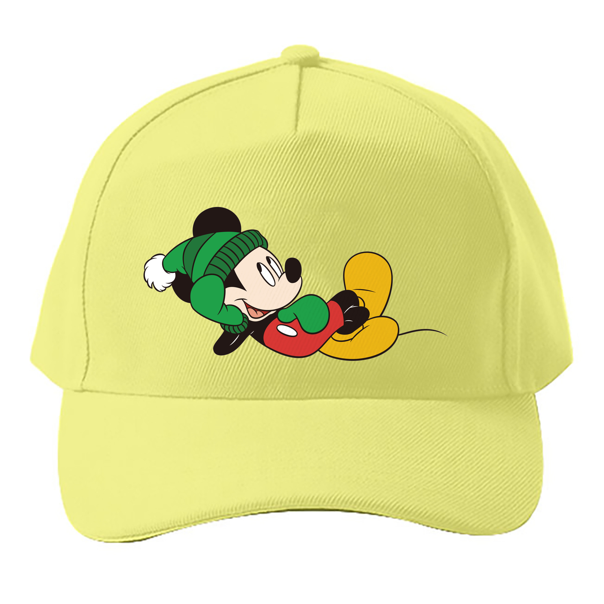 （画像用） ミッキーマウス Mickey Mouse ベースボールキャップ 綿100％ 男女兼用 帽子 スポーツ