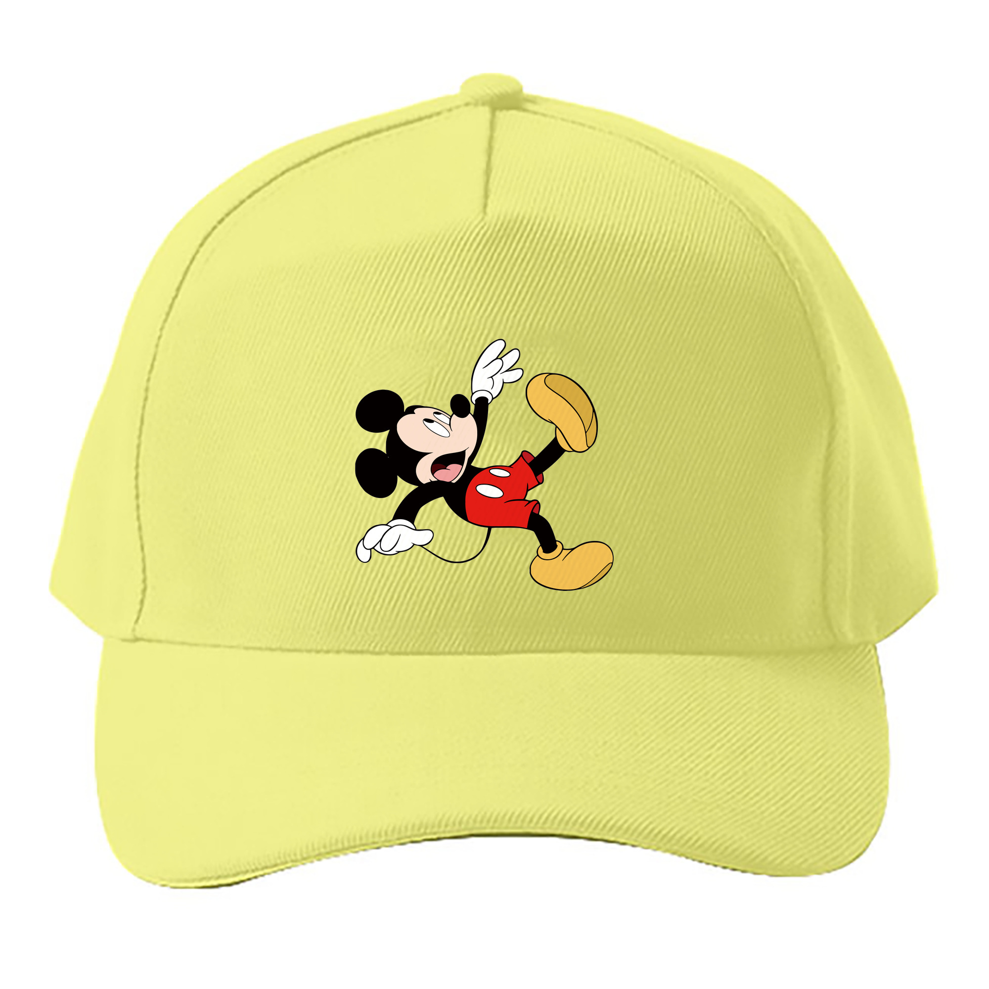 （画像用） ミッキーマウス Mickey Mouse ベースボールキャップ 綿100％ 男女兼用 帽子 スポーツ