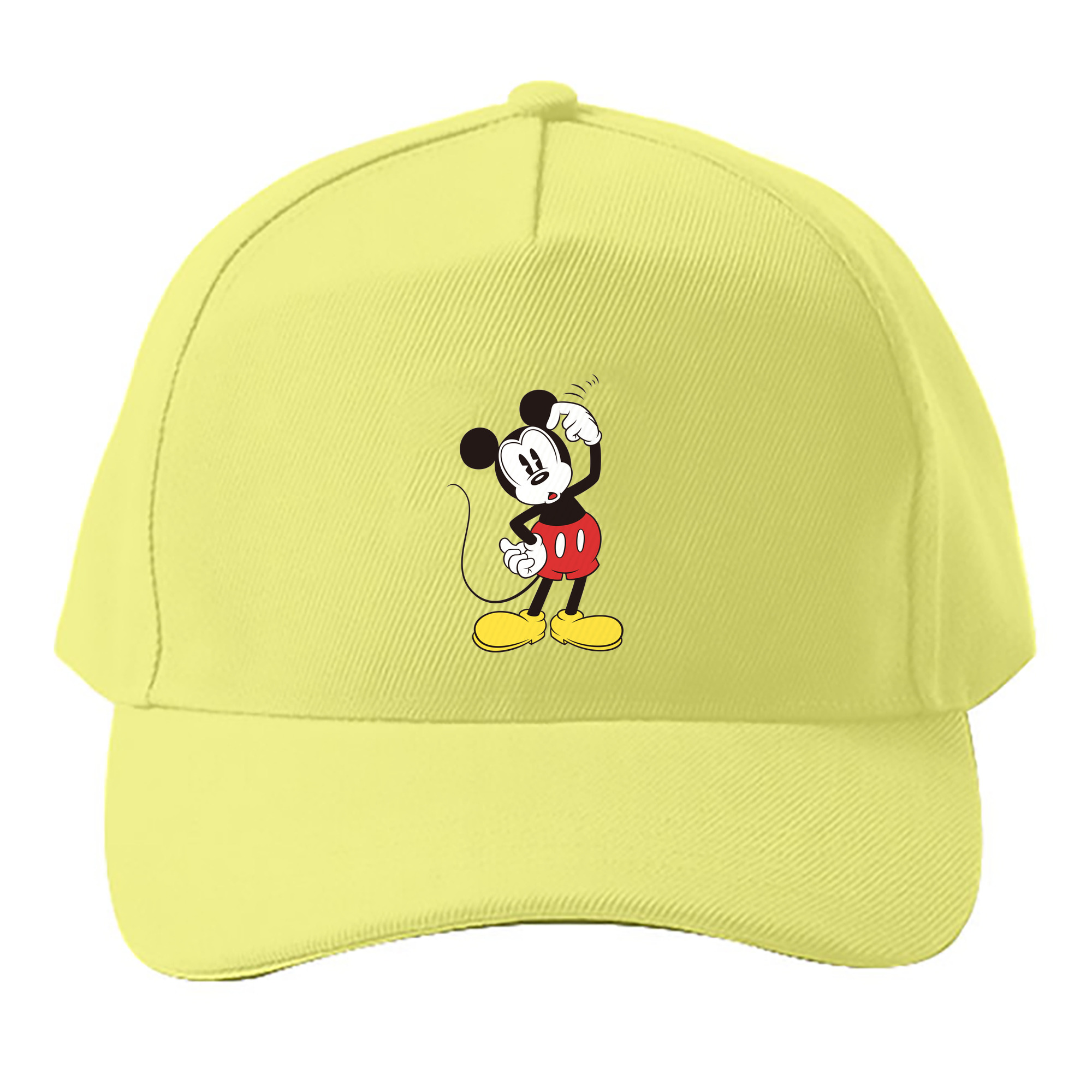 （画像用） ミッキーマウス Mickey Mouse ベースボールキャップ 綿100％ 男女兼用 帽子 スポーツ