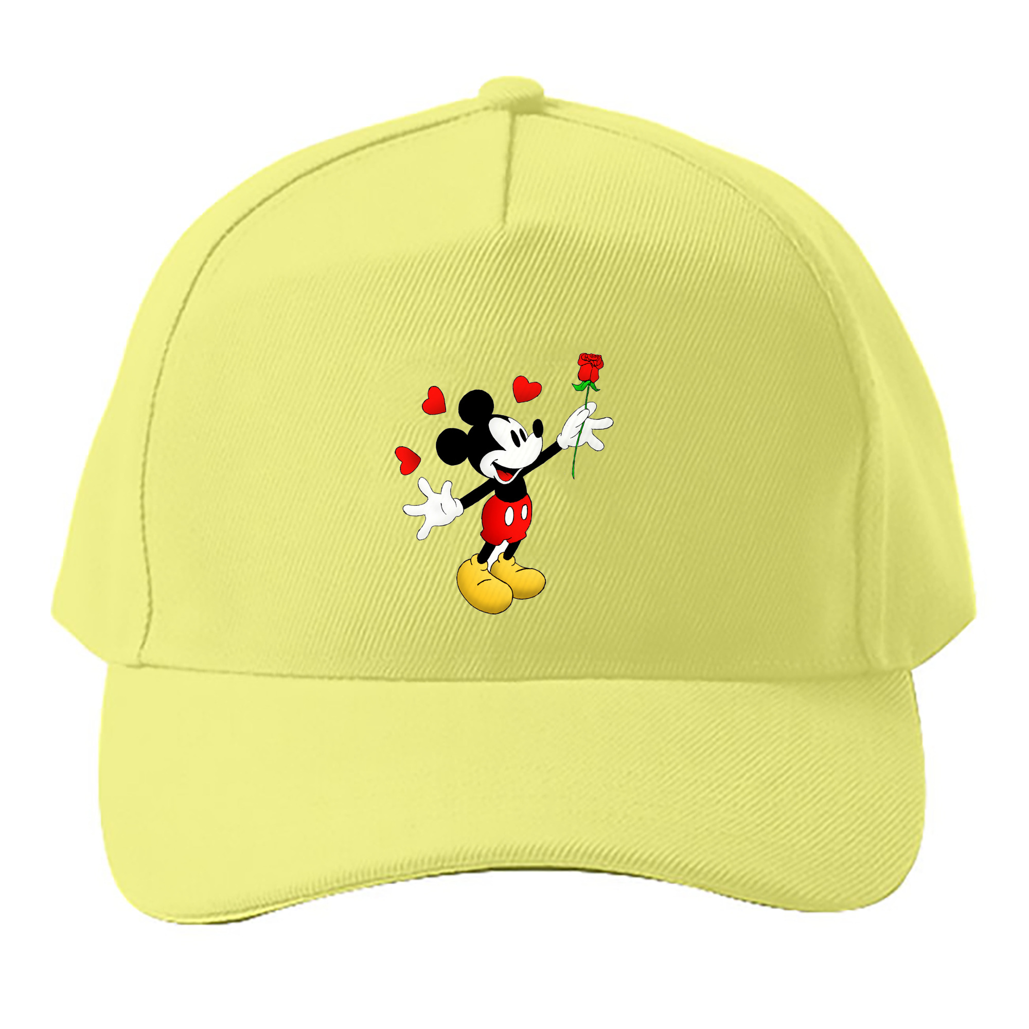 （画像用） ミッキーマウス Mickey Mouse ベースボールキャップ 綿100％ 男女兼用 帽子 スポーツ