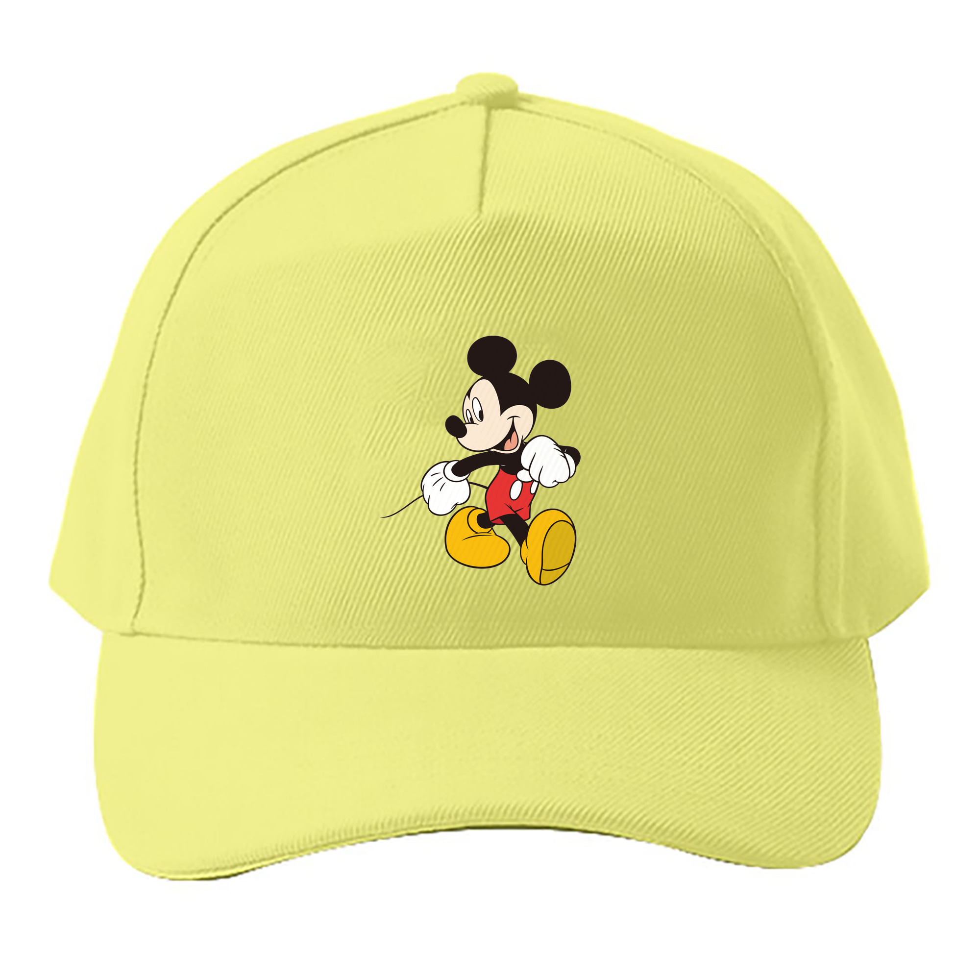 （画像用） ミッキーマウス Mickey Mouse ベースボールキャップ 綿100％ 男女兼用 帽子 スポーツ