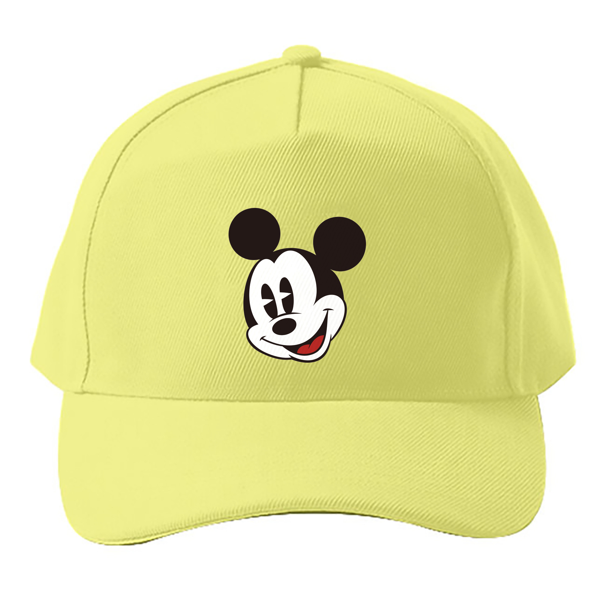 （画像用） ミッキーマウス Mickey Mouse ベースボールキャップ 綿100％ 男女兼用 帽子 スポーツ