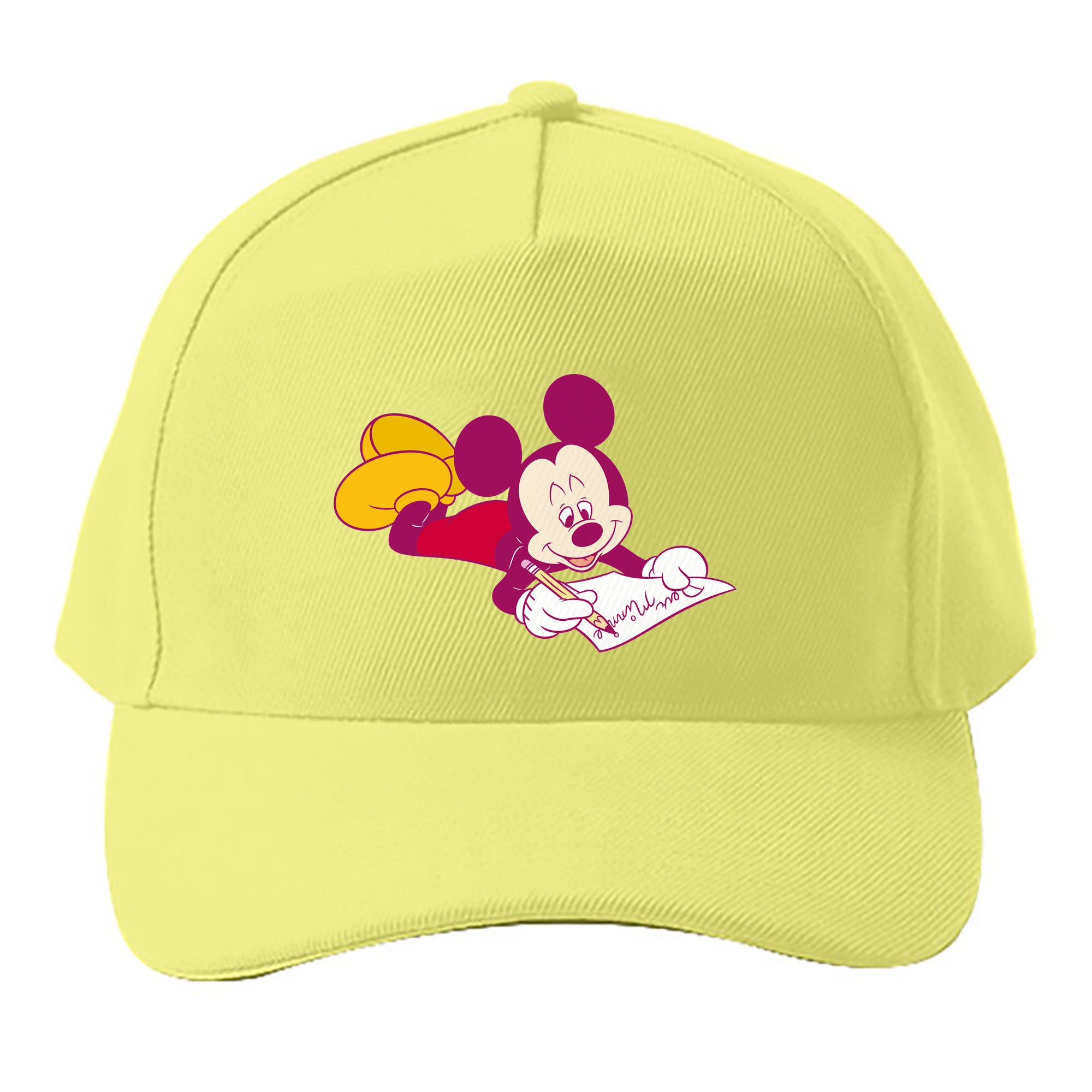 （画像用） ミッキーマウス Mickey Mouse ベースボールキャップ 綿100％ 男女兼用 帽子 スポーツ