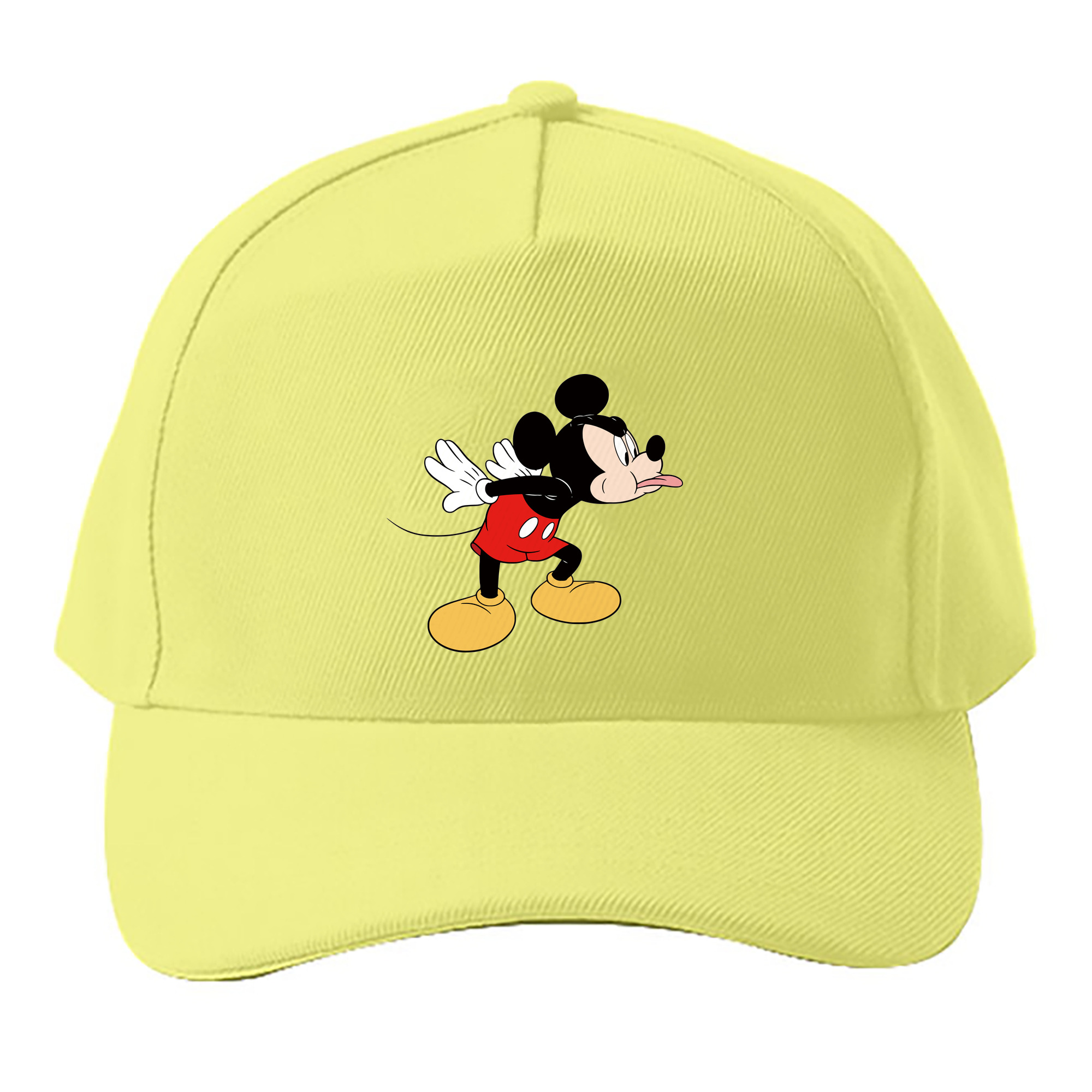 （画像用） ミッキーマウス Mickey Mouse ベースボールキャップ 綿100％ 男女兼用 帽子 スポーツ