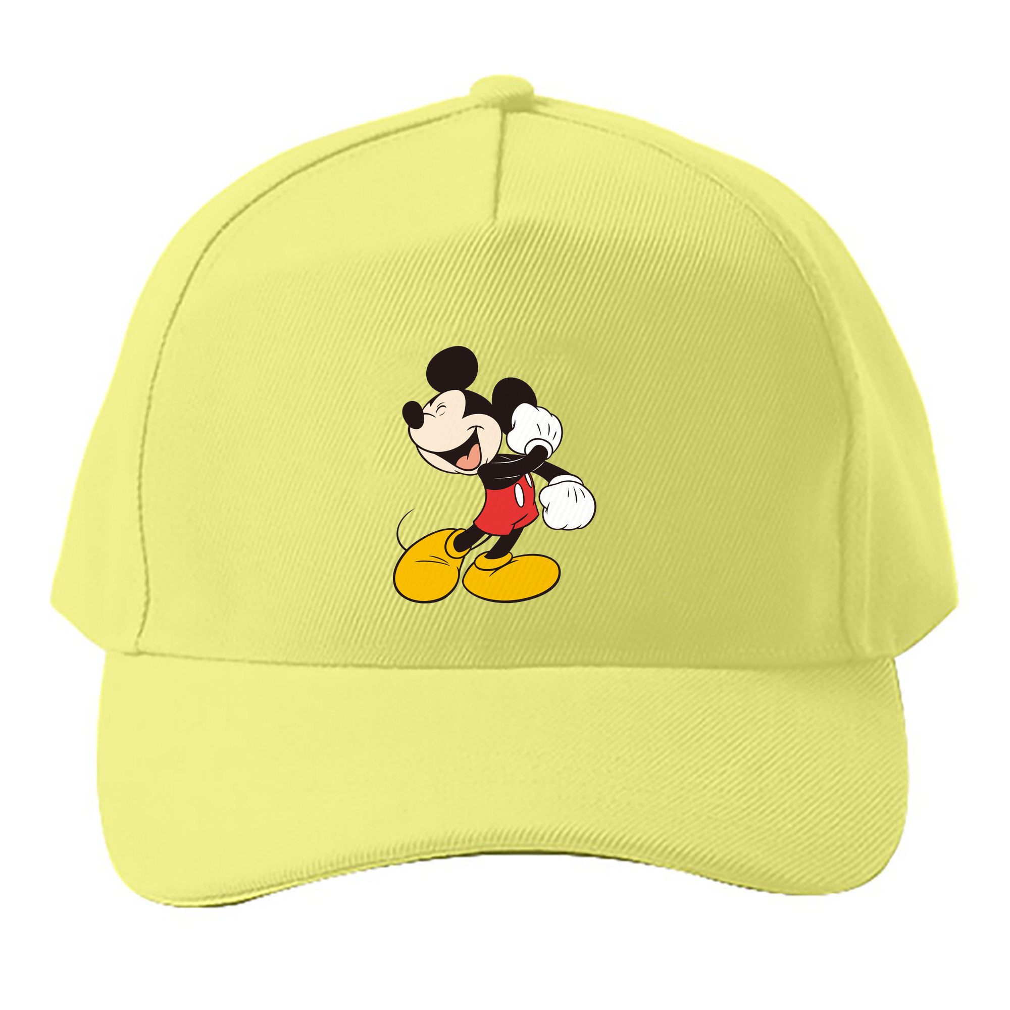 （画像用） ミッキーマウス Mickey Mouse ベースボールキャップ 綿100％ 男女兼用 帽子 スポーツ