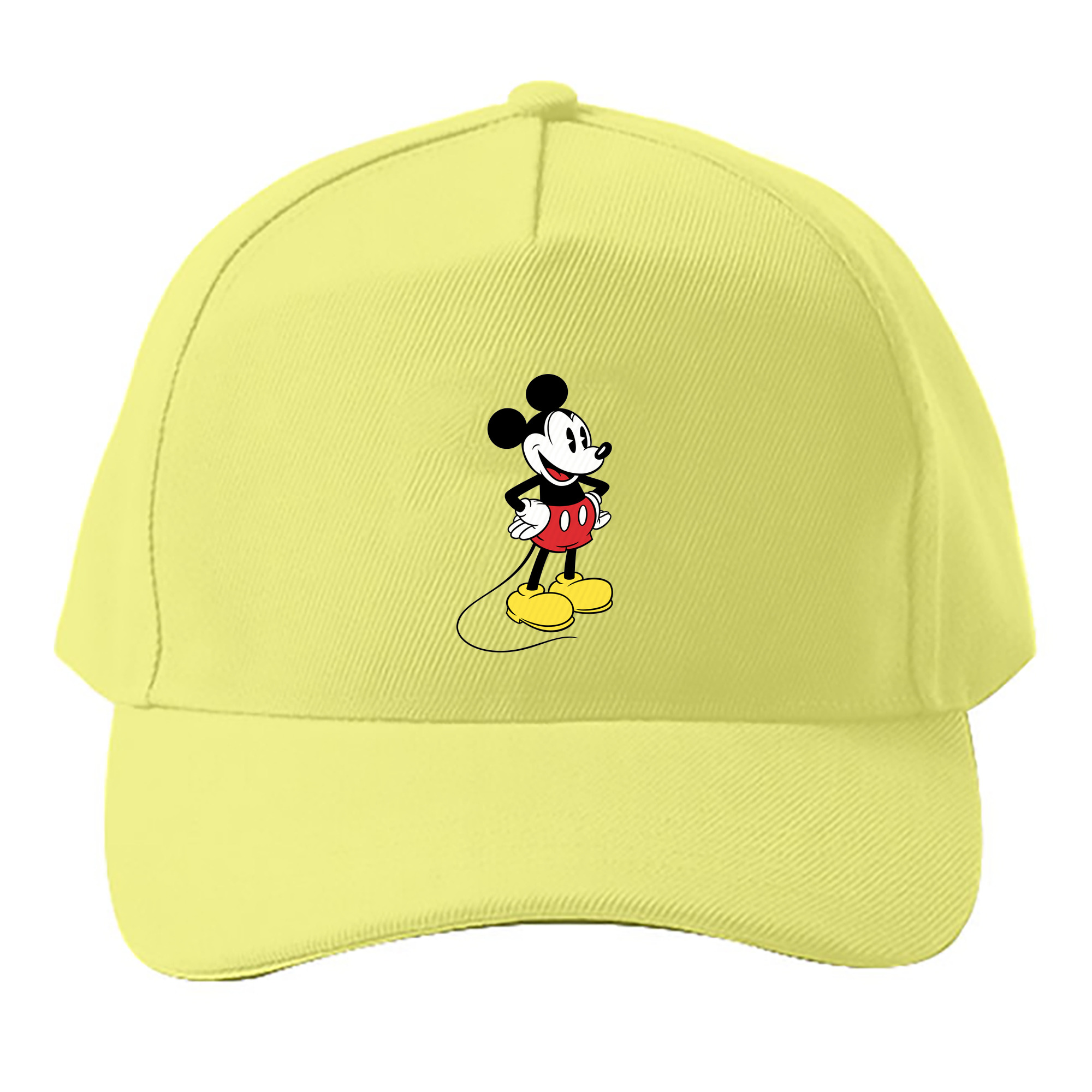 （画像用） ミッキーマウス Mickey Mouse ベースボールキャップ 綿100％ 男女兼用 帽子 スポーツ