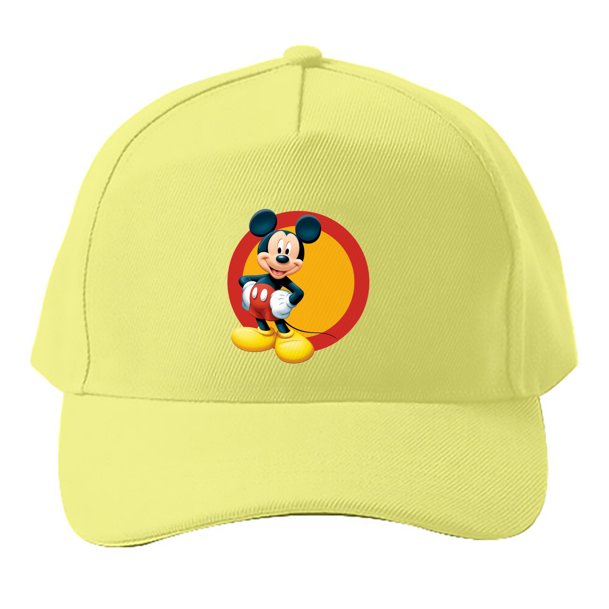 （画像用） ミッキーマウス Mickey Mouse ベースボールキャップ 綿100％ 男女兼用 帽子 スポーツ
