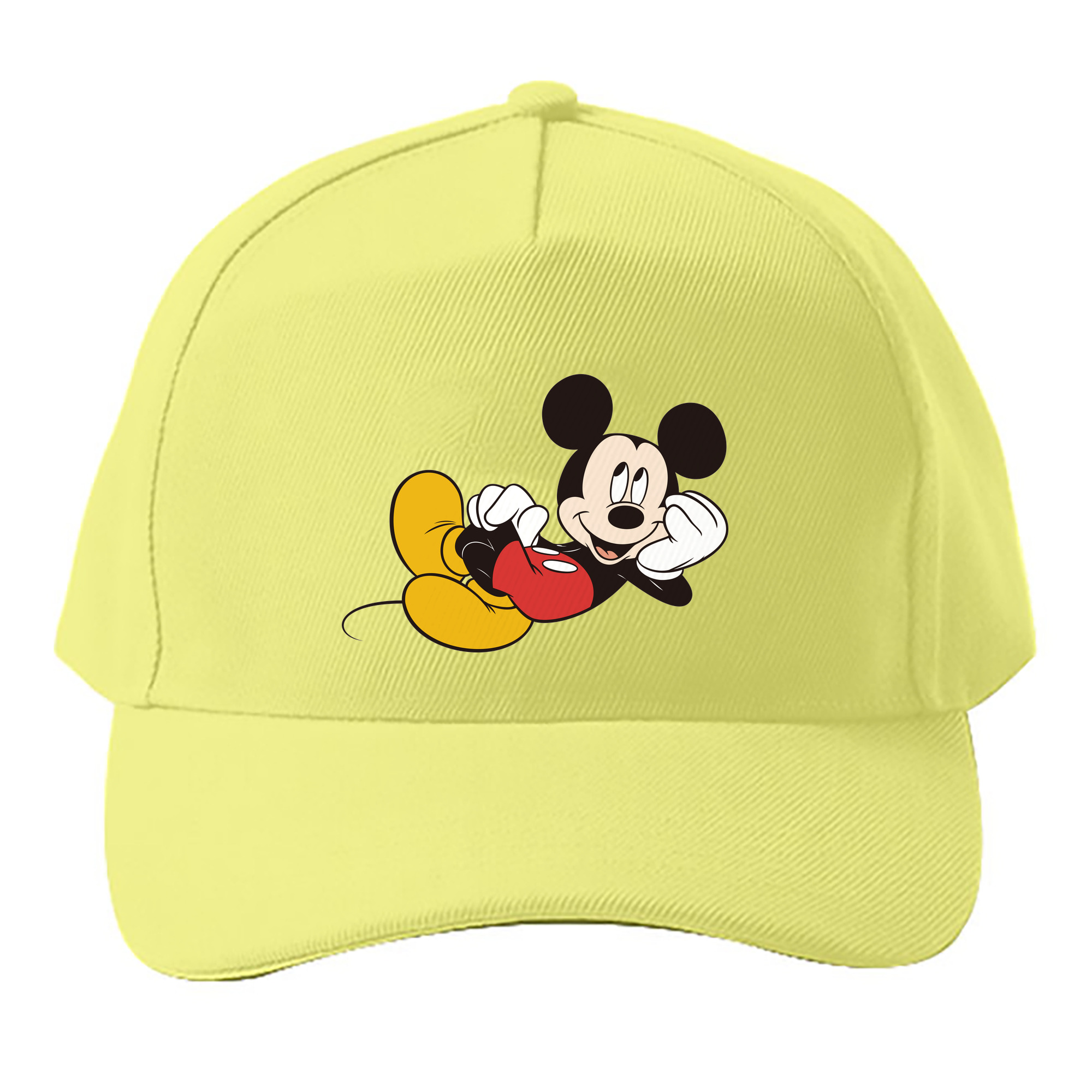 （画像用） ミッキーマウス Mickey Mouse ベースボールキャップ 綿100％ 男女兼用 帽子 スポーツ