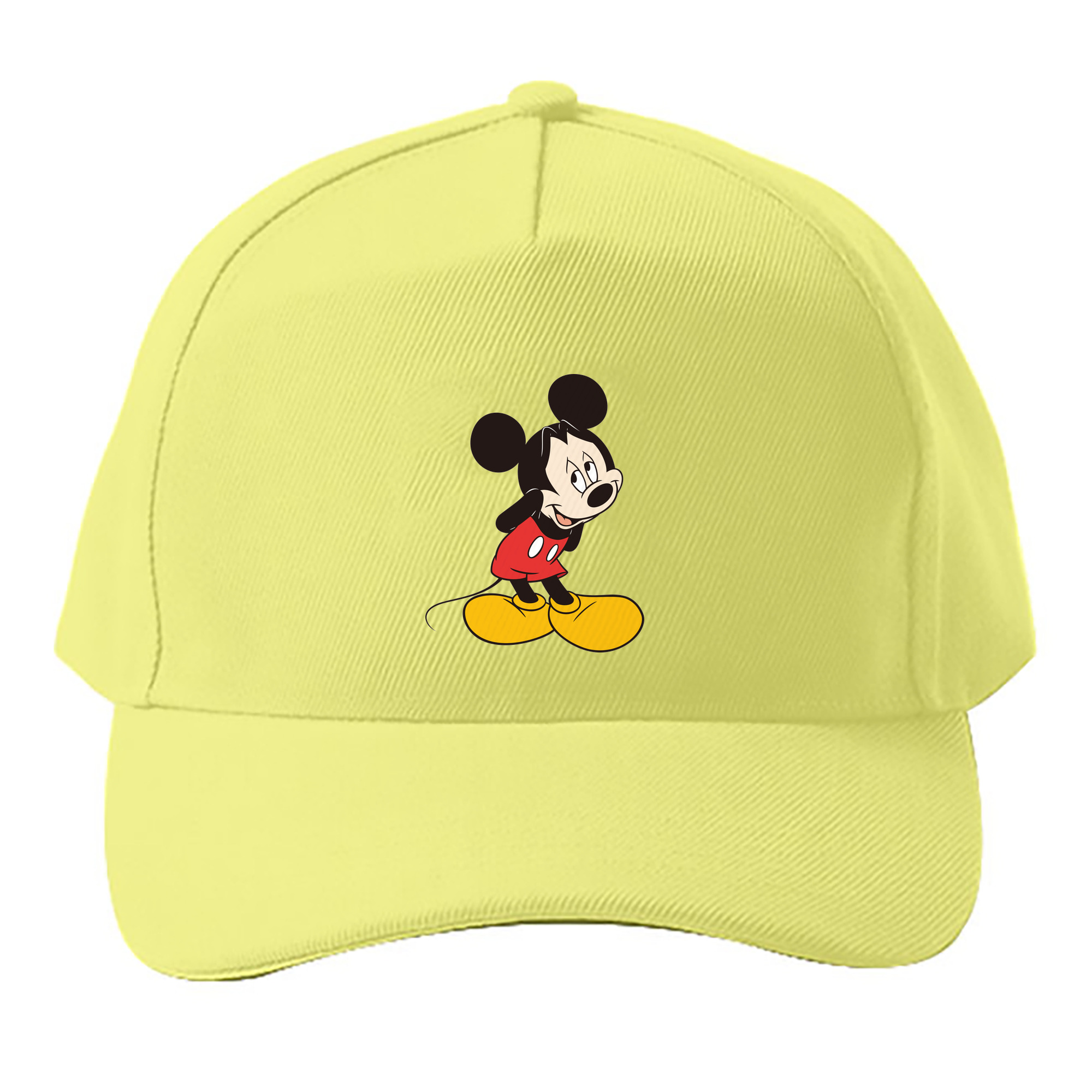 （画像用） ミッキーマウス Mickey Mouse ベースボールキャップ 綿100％ 男女兼用 帽子 スポーツ