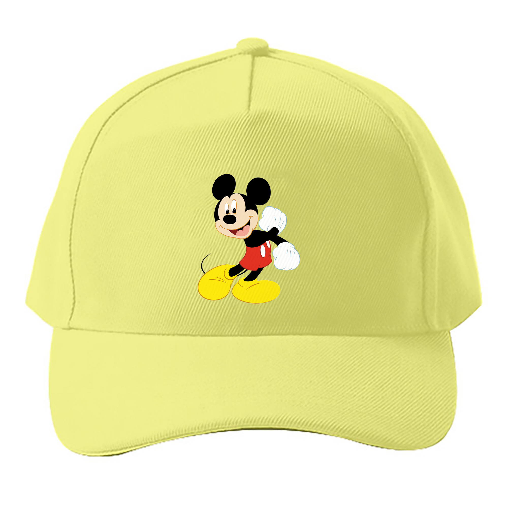 （画像用） ミッキーマウス Mickey Mouse ベースボールキャップ 綿100％ 男女兼用 帽子 スポーツ